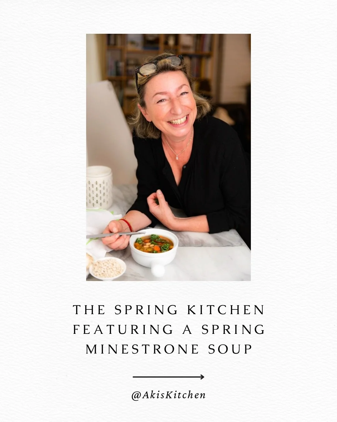 Farm to plate. Featured in our May Culinary Issue of Greater Westhampton Neighbors magazine, this seasonal recipe from @akigoldberg captures the beauty of spring cooking on the East End. 

Aki Goldberg&rsquo;s spring minestrone is layered with vibran