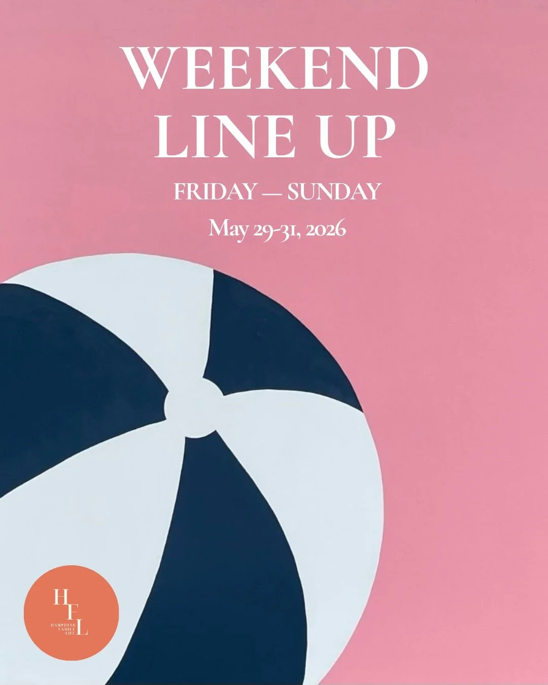 The weekend is here, and so is our latest Weekend Line Up.

You&rsquo;ll also find a few dates to save for upcoming community events, including the June 17th Benefit for Cancer &amp; Genetics Research hosted by @pennmedicine and @livinglifraumeni at 