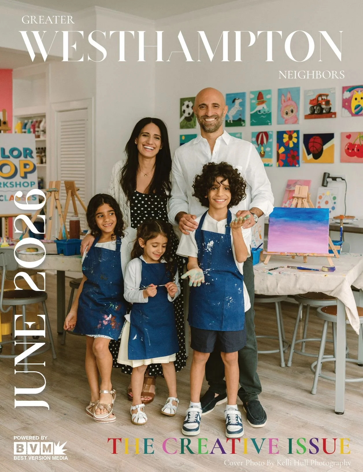 Greater Westhampton Neighbors - June 2026 Creative Issue. Featuring Tiffany Rafii of ColorPop Workshop.