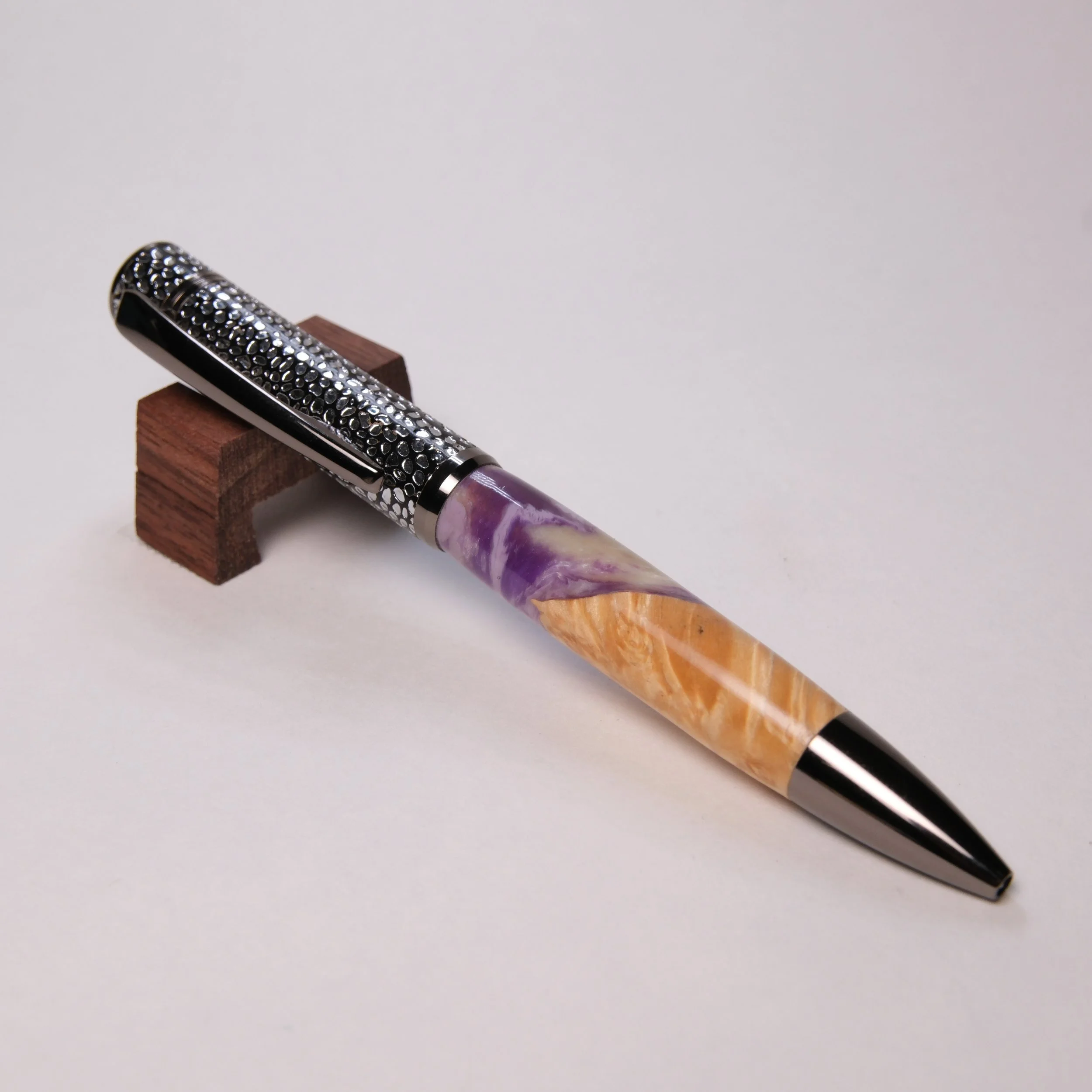 Roller Pen - Purple and Gold