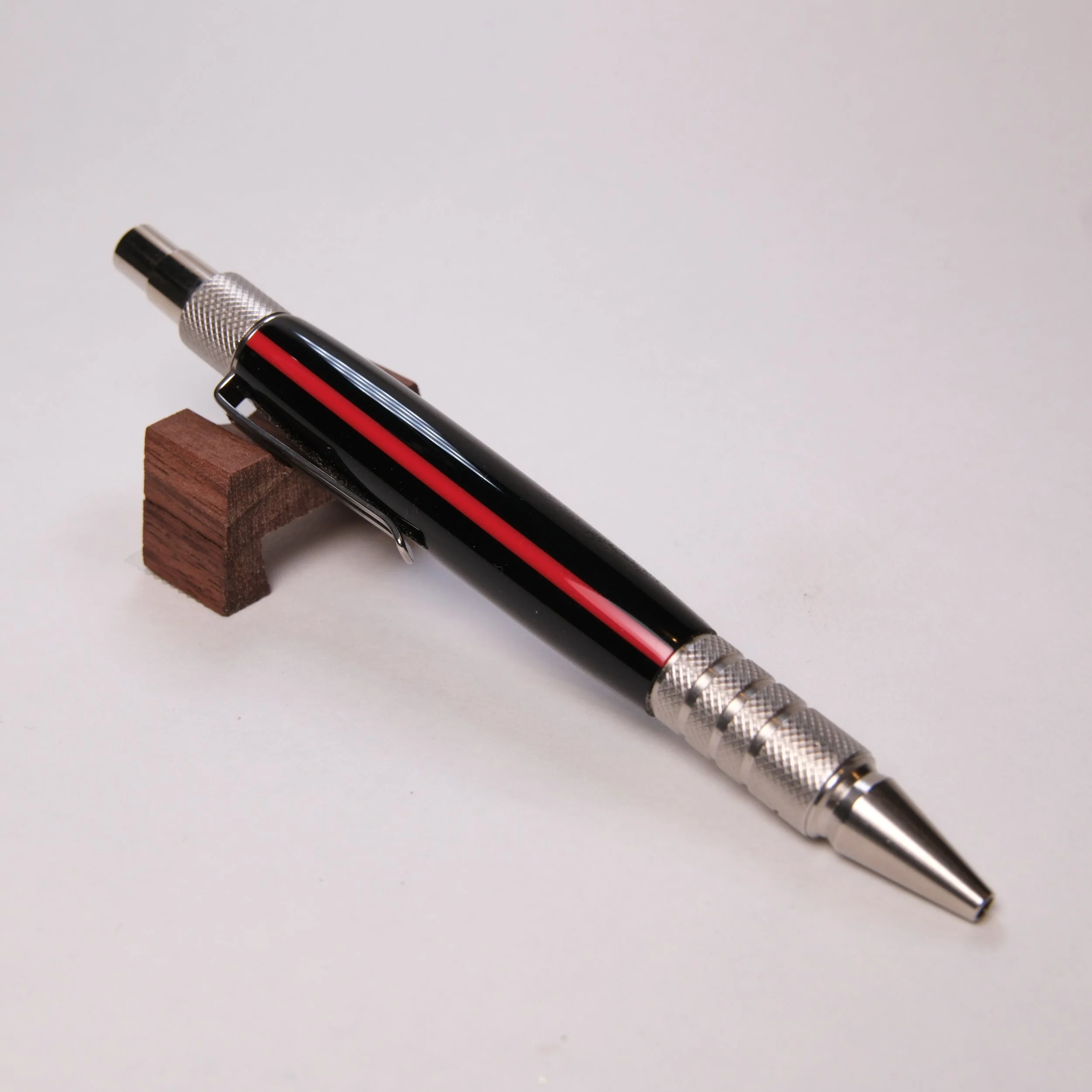 Everyday Carry - Black with Thin Red Line