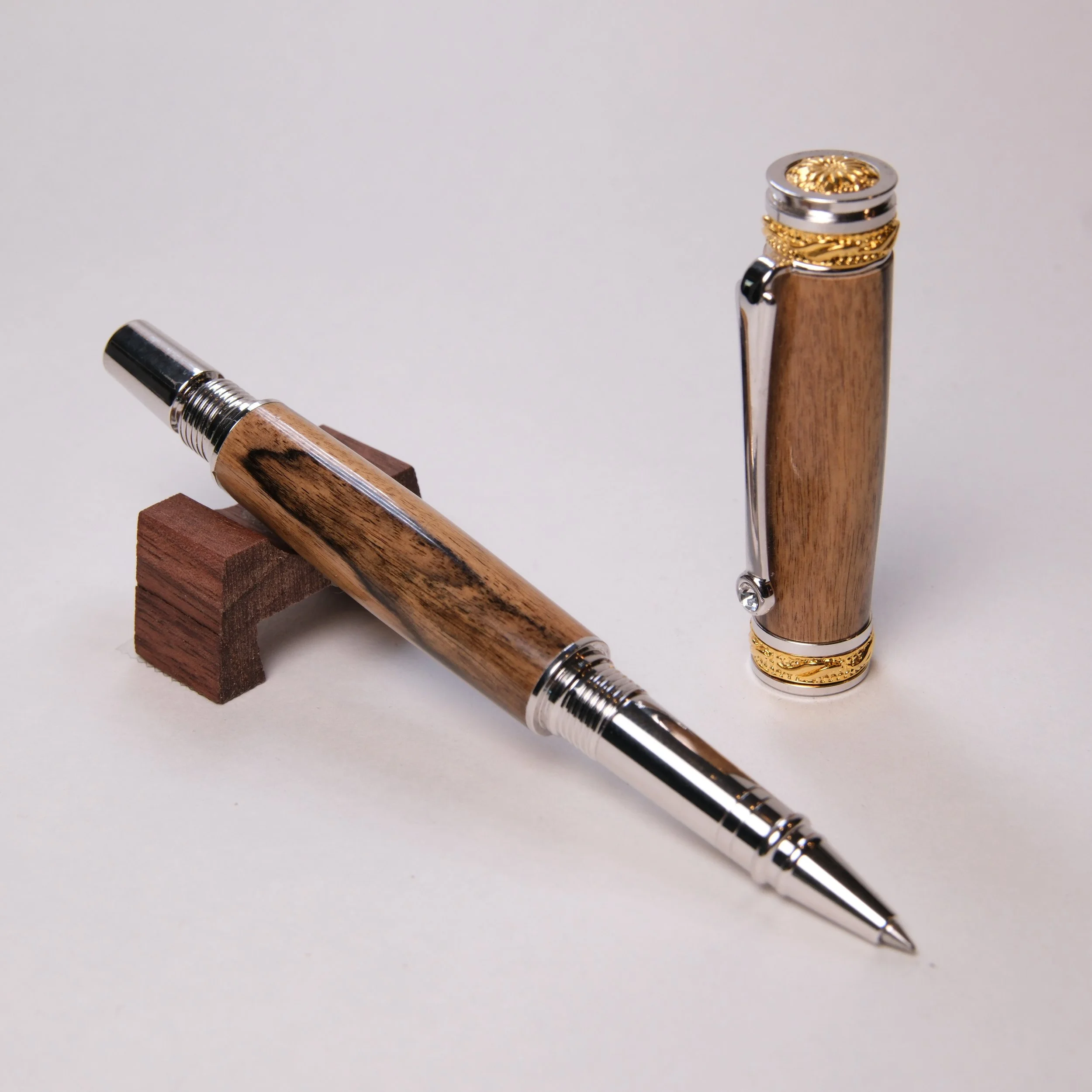 Majestic Jr.  - Black and White Ebony Wood