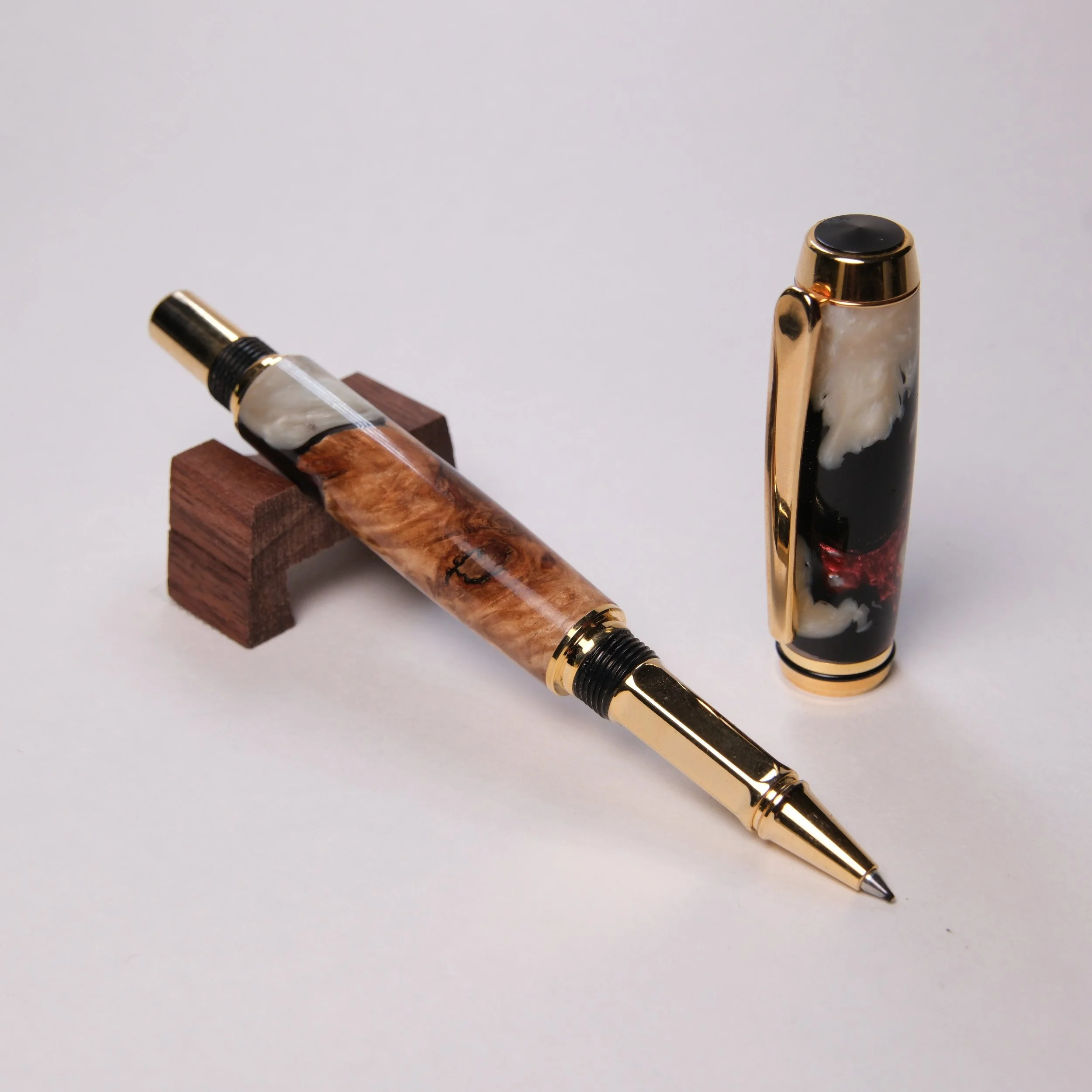 Navigator  - Wood Burl & Multi-Color
