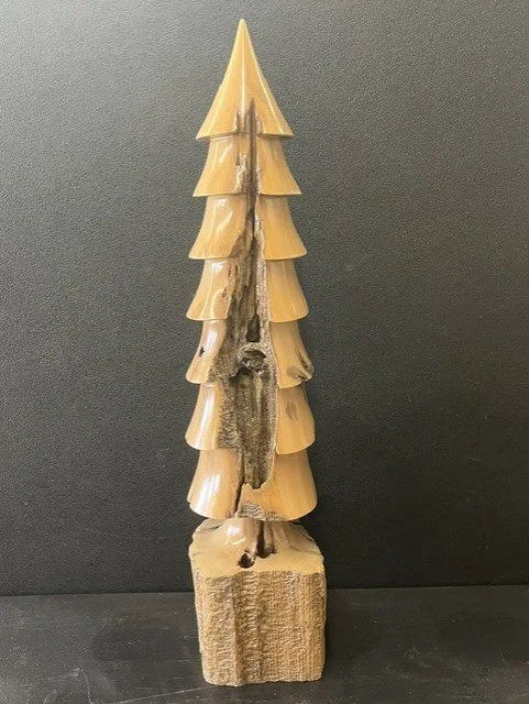 Hand Crafted Pitch Pine Fence Post Tree