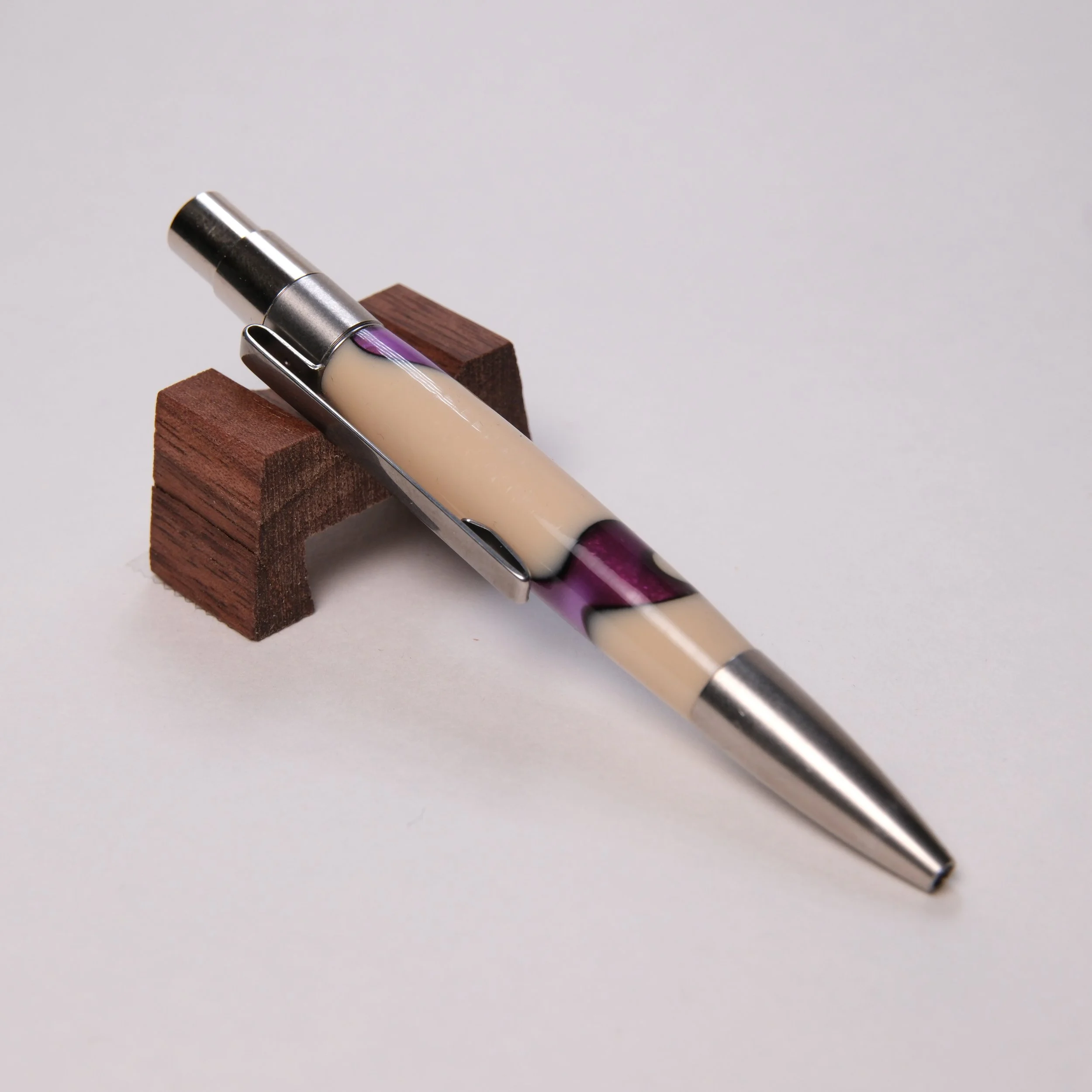 Travel Series - Cream & Purple