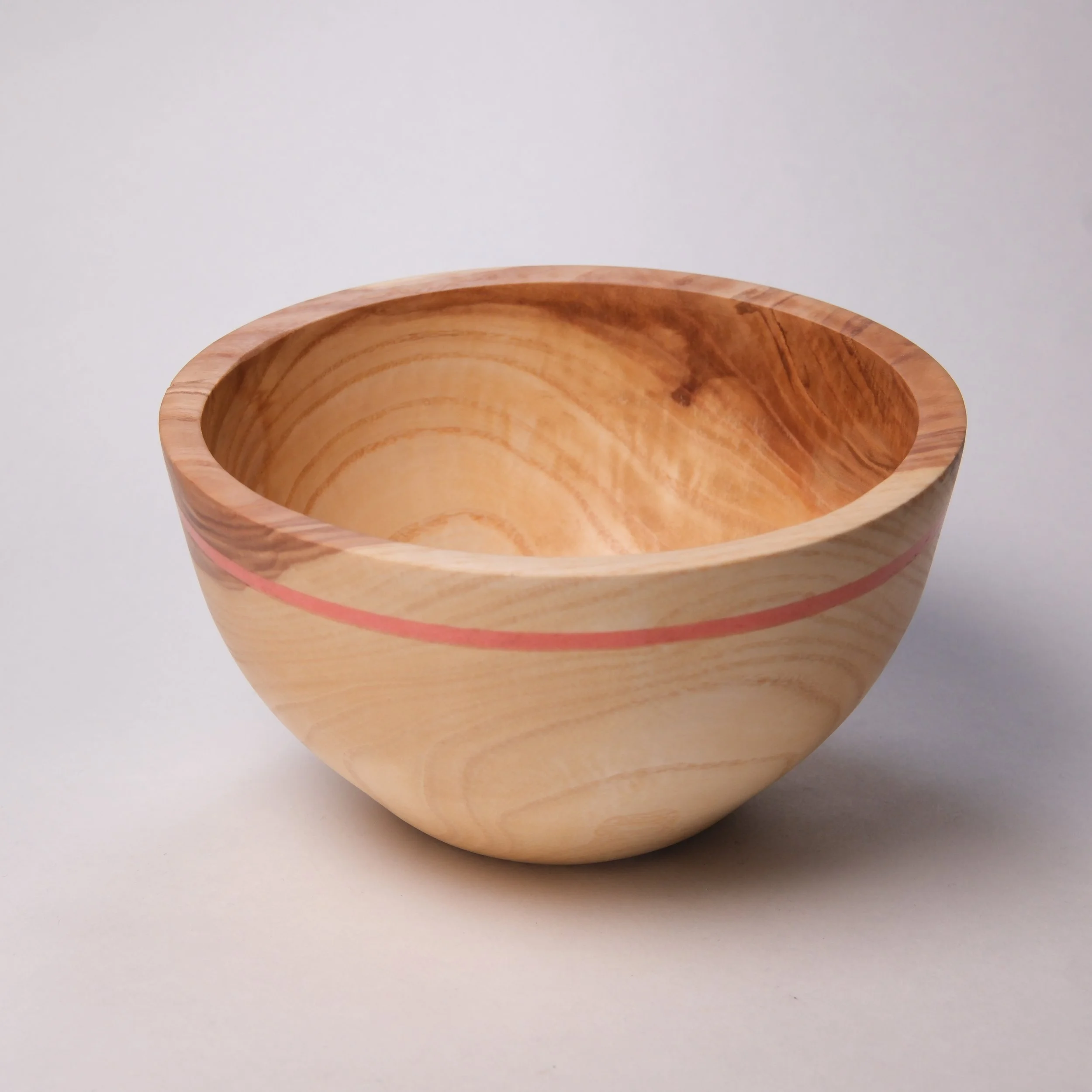 5 1/2" Ash with Coral Inlay