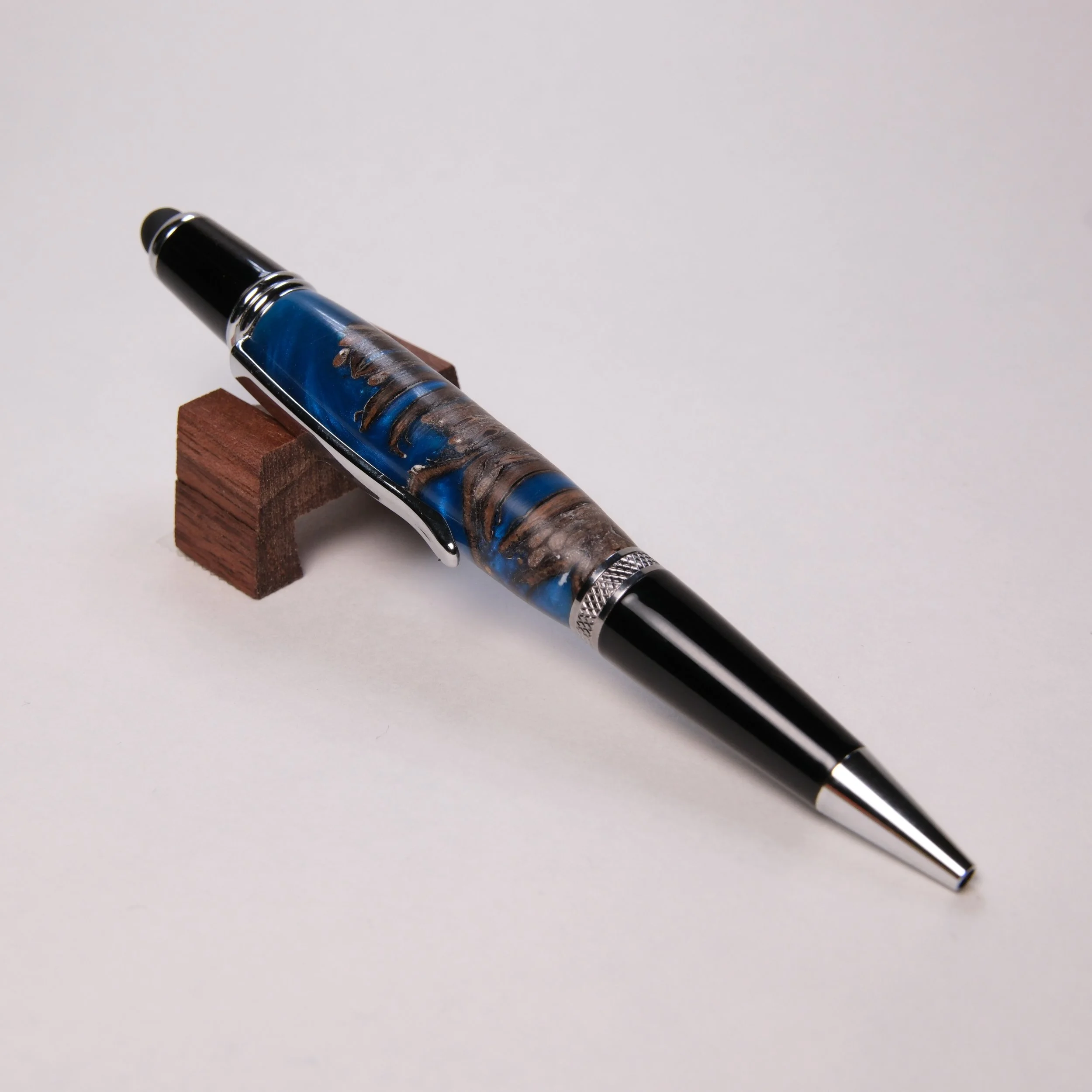 Wall Street II Blue - Wood & Acrylic