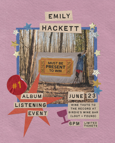 Emily Hackett Album Release Wine Tasting 