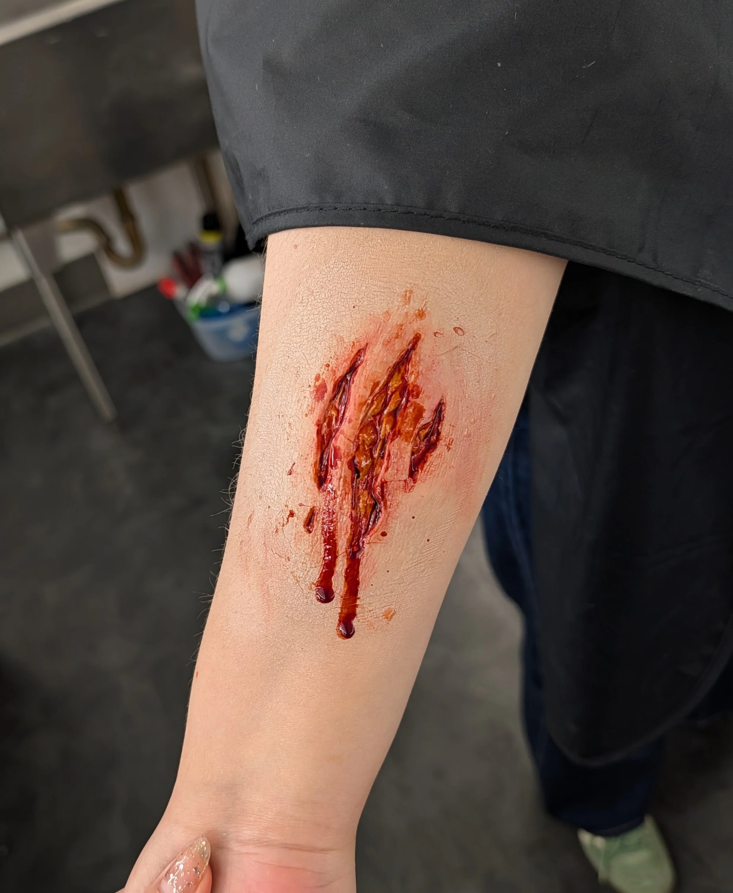 Applied and painted by me 