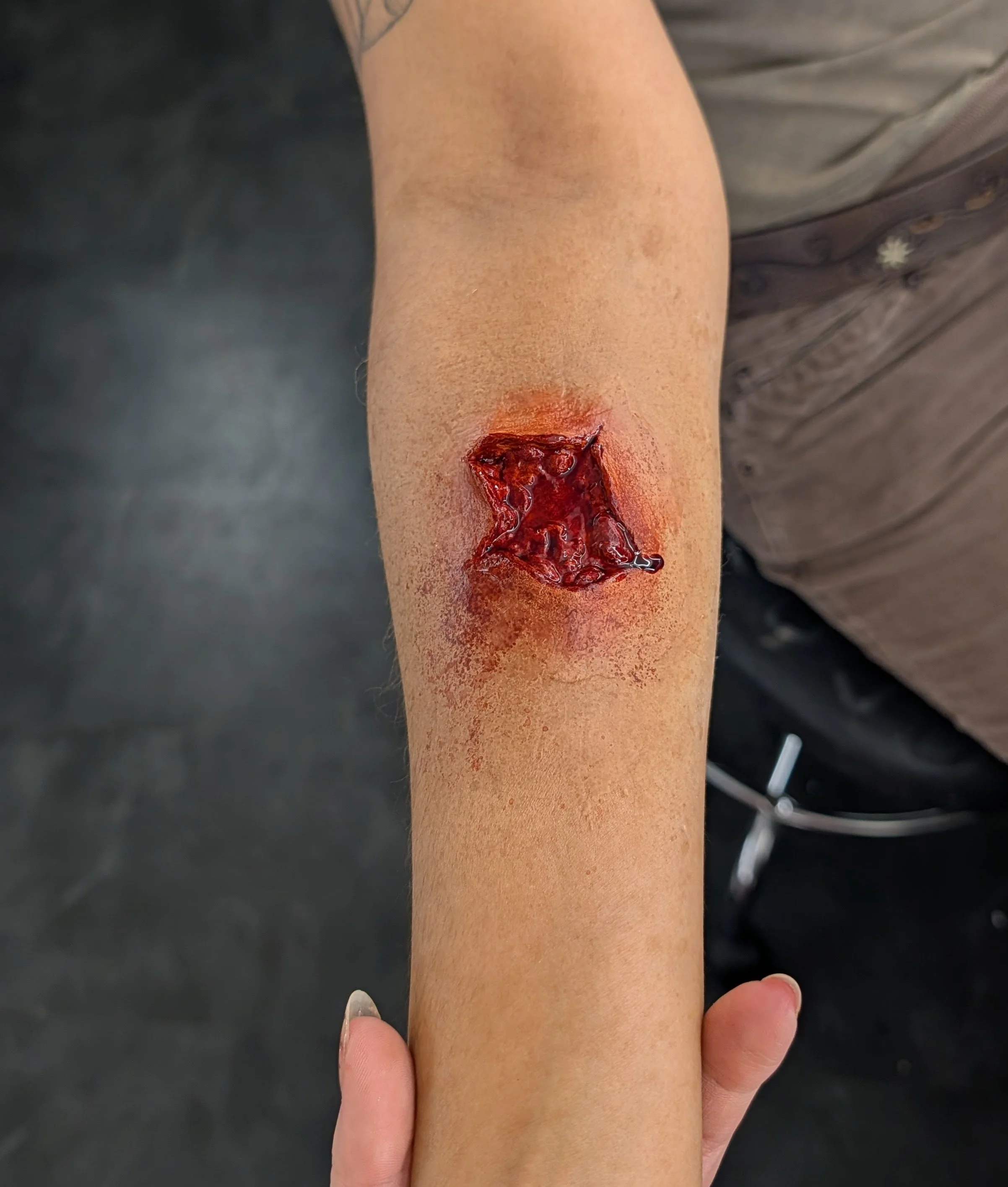 Applied and painted by me 