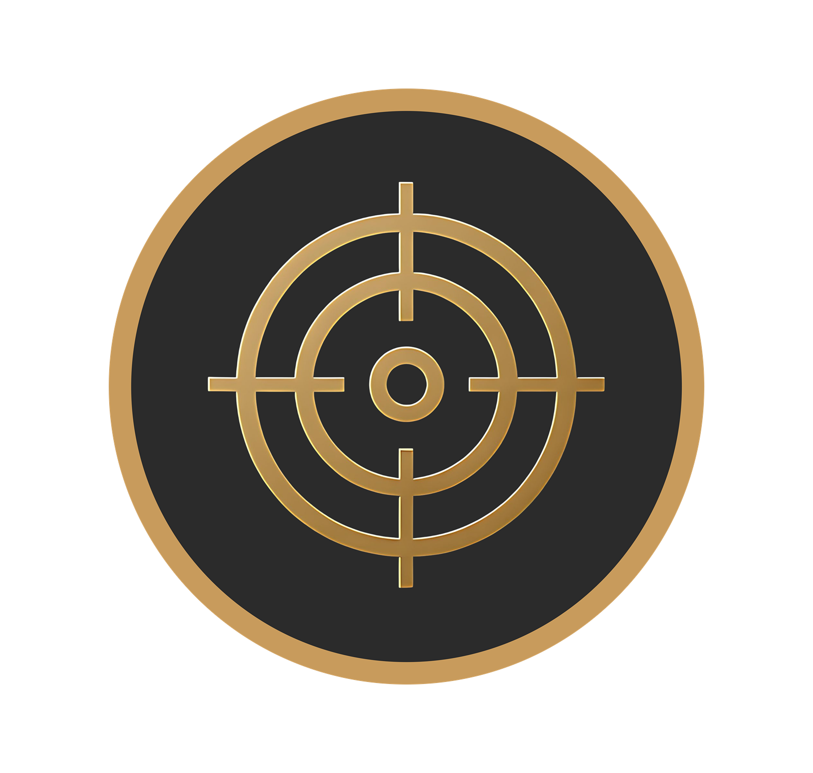 Gold and black target icon with concentric circles and crosshairs. TraceAdaptive Group