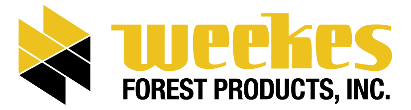 Gold and black logo with stylized arrow shapes and the word 'weeks' in bold letters.