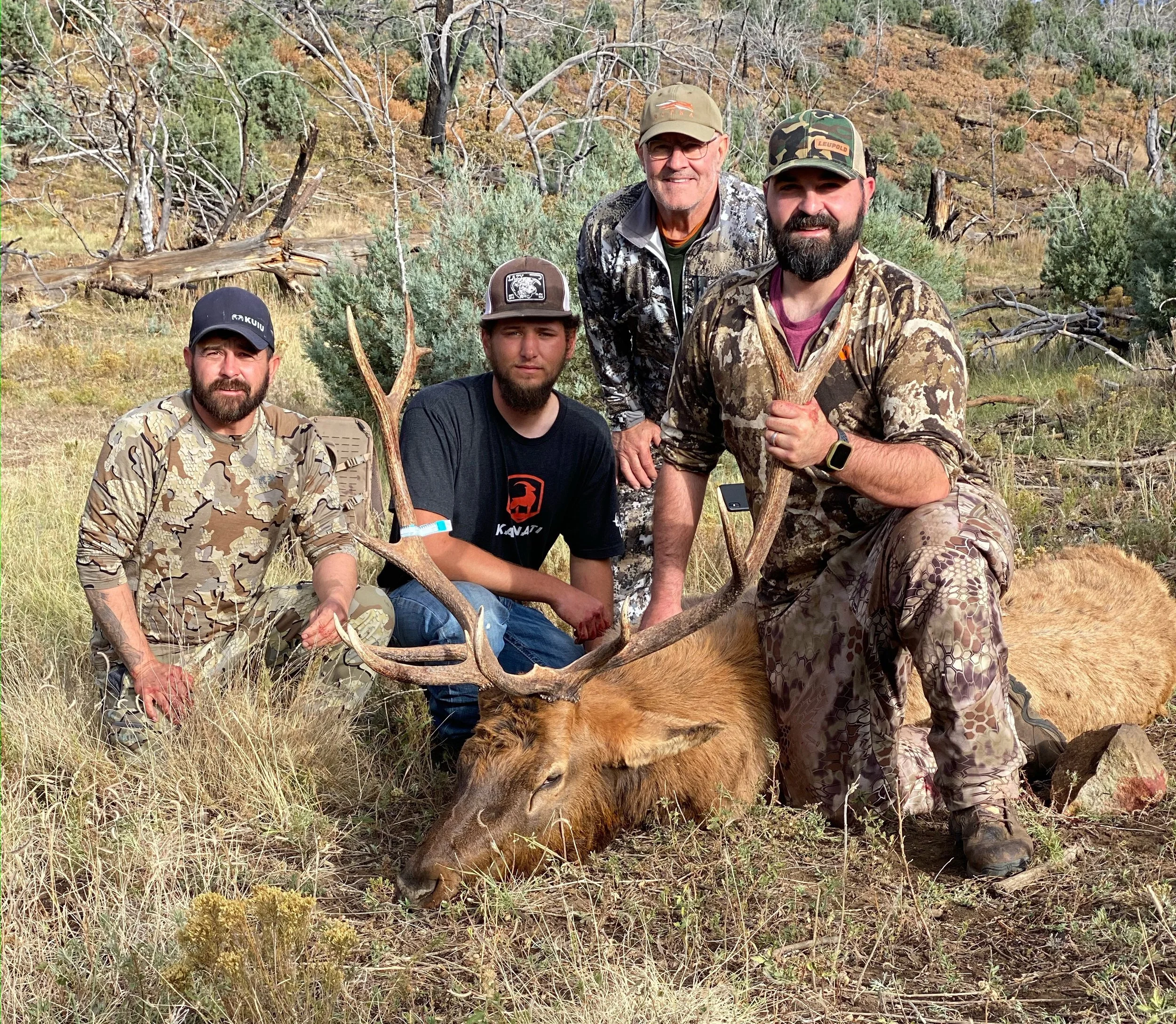 New Mexico mountain landscape from a 2020 elk hunt with Hook N 30 Outfitters.
