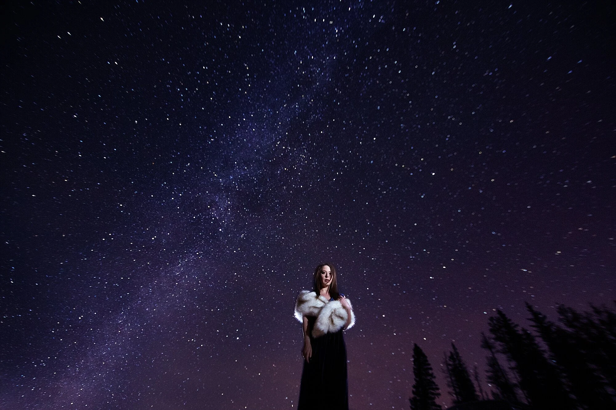 Taryn | Nicturna 2020 Final New Moon of the Year | Kananaskis Night Photoshoot