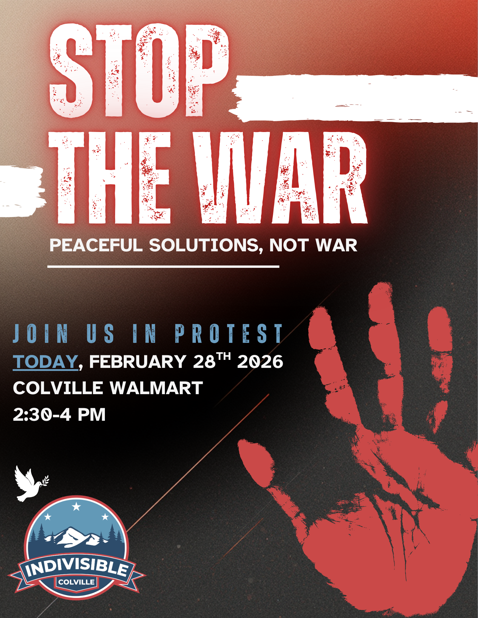 Stop the War-  Rally