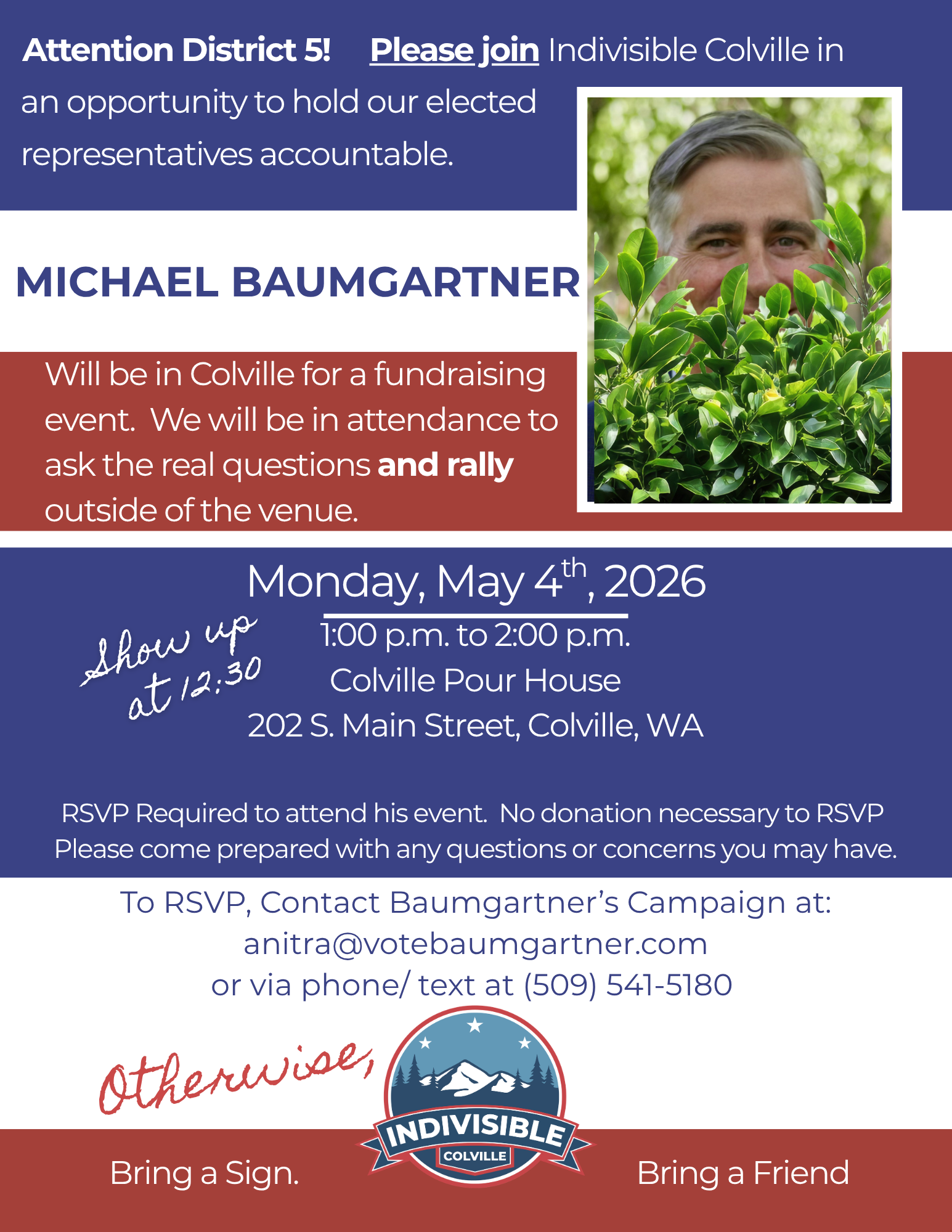 Baumgartner in Colville