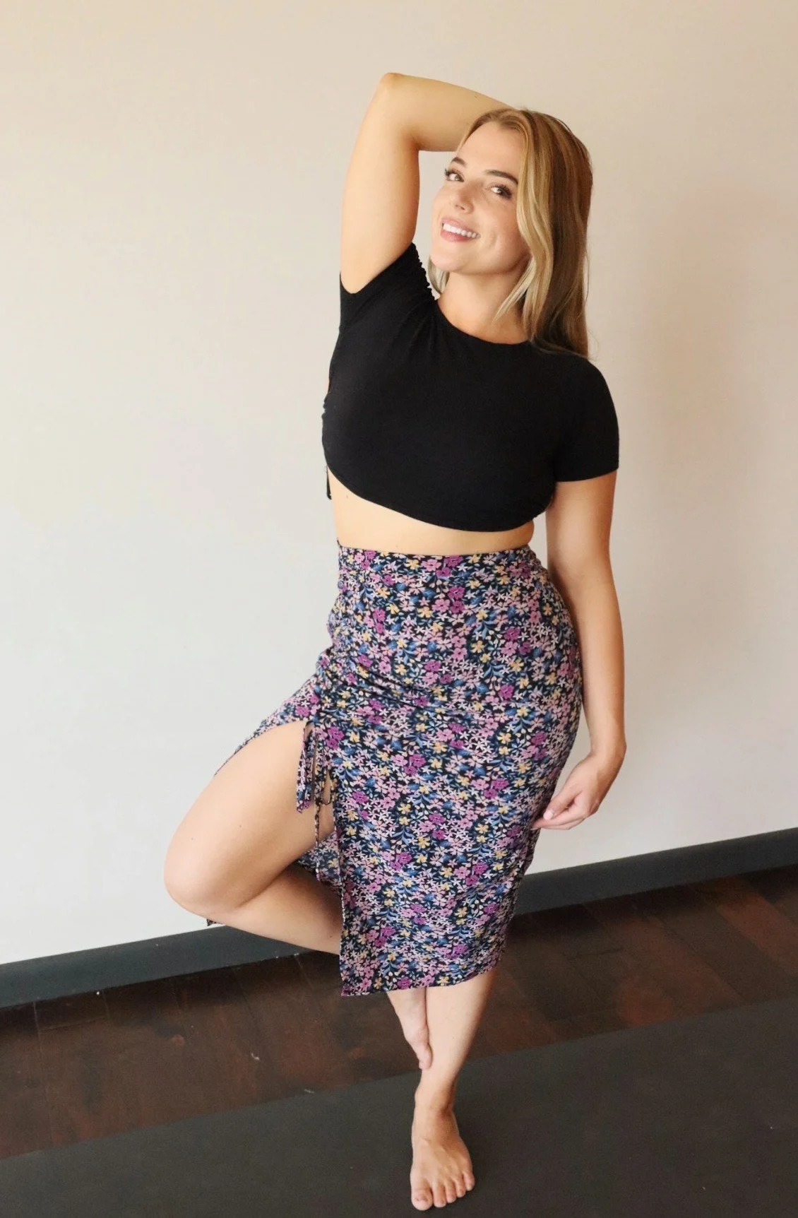 A circular logo for Loveland Community Yoga featuring a lotus flower, with mountains in the background, and the text 'MoveBreatheConnect' around the circle.