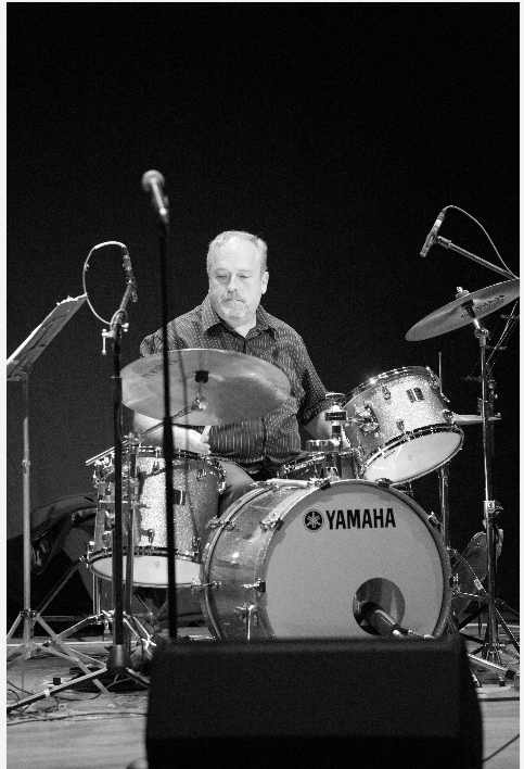 Mike Barcomb Behind Drum Kit