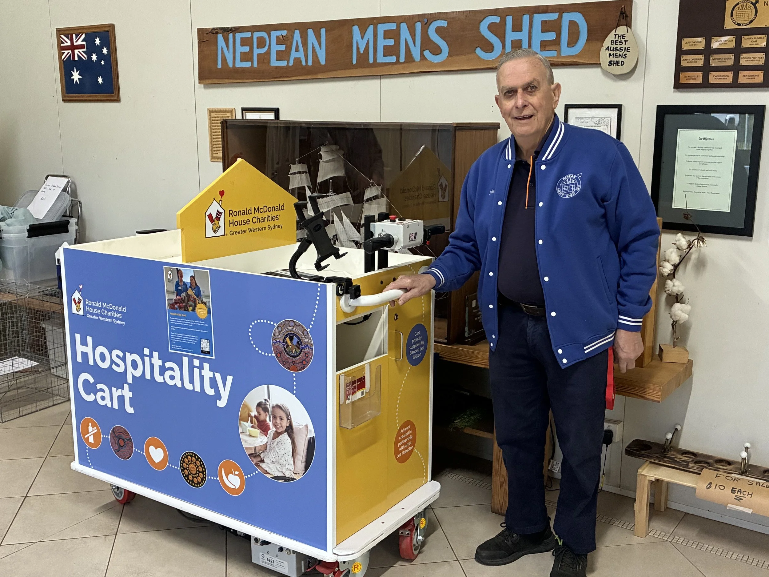 Repairs to the Ronald McDonald Hospitality Cart for Nepean Hospital