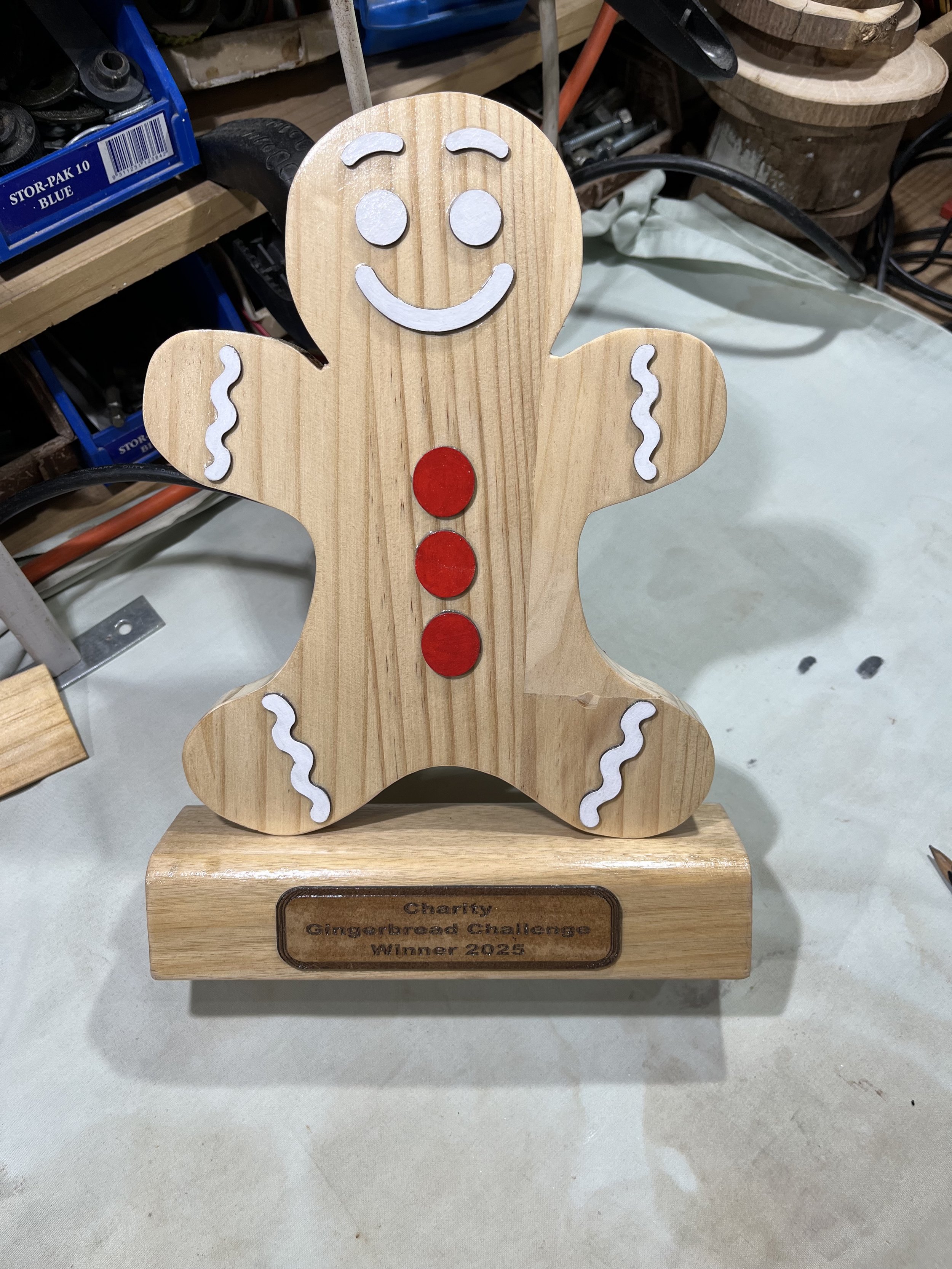 2025 Gingerbread Man Trophy for Penrith CBD Corporation Christmas Tree Lighting