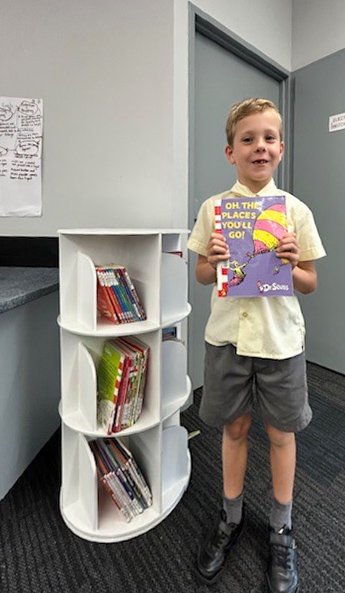 Rotating Book Shelves for St Mary MacKillop Primary School