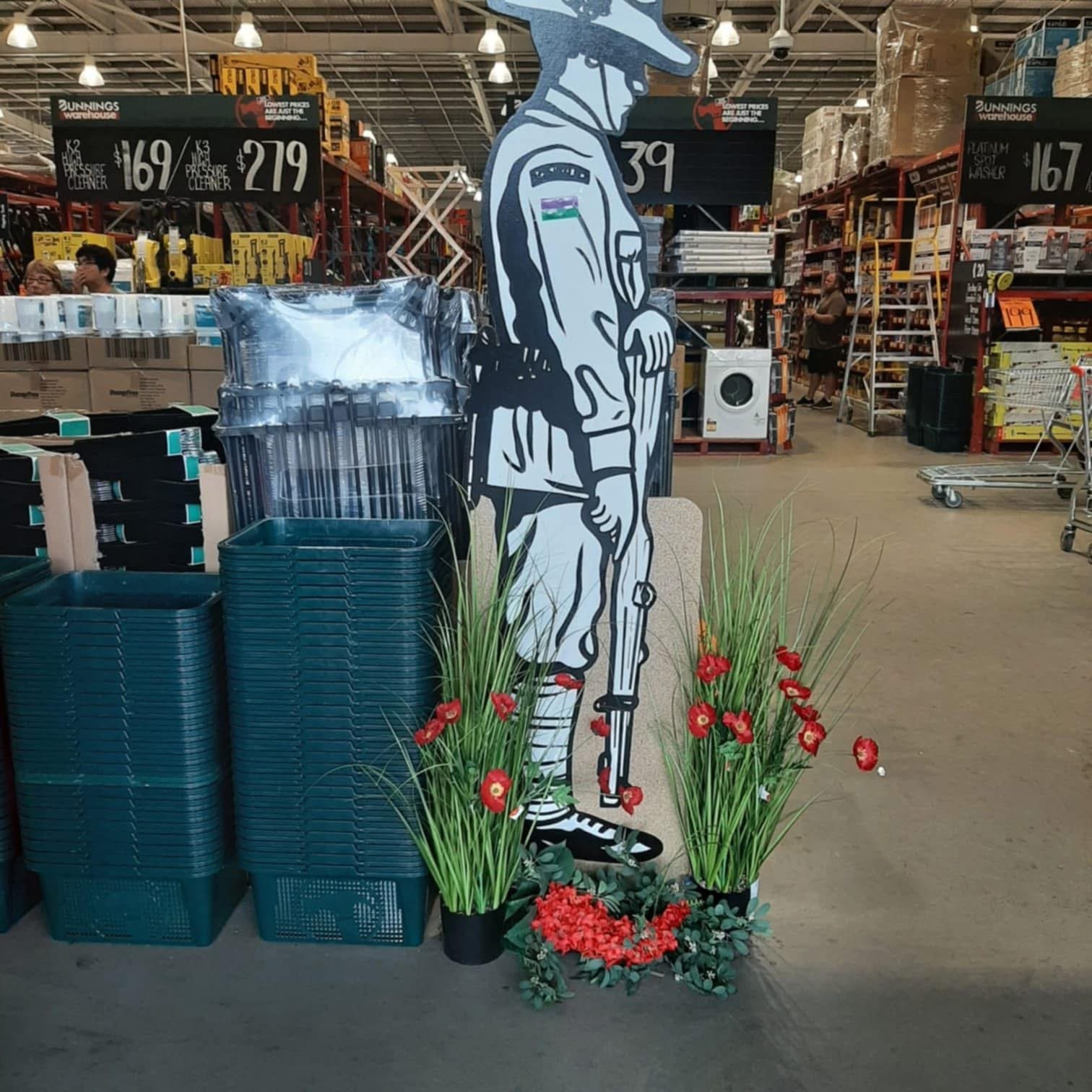 Anzac Soldier for Bunnings North