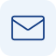 Envelope icon representing email or messaging