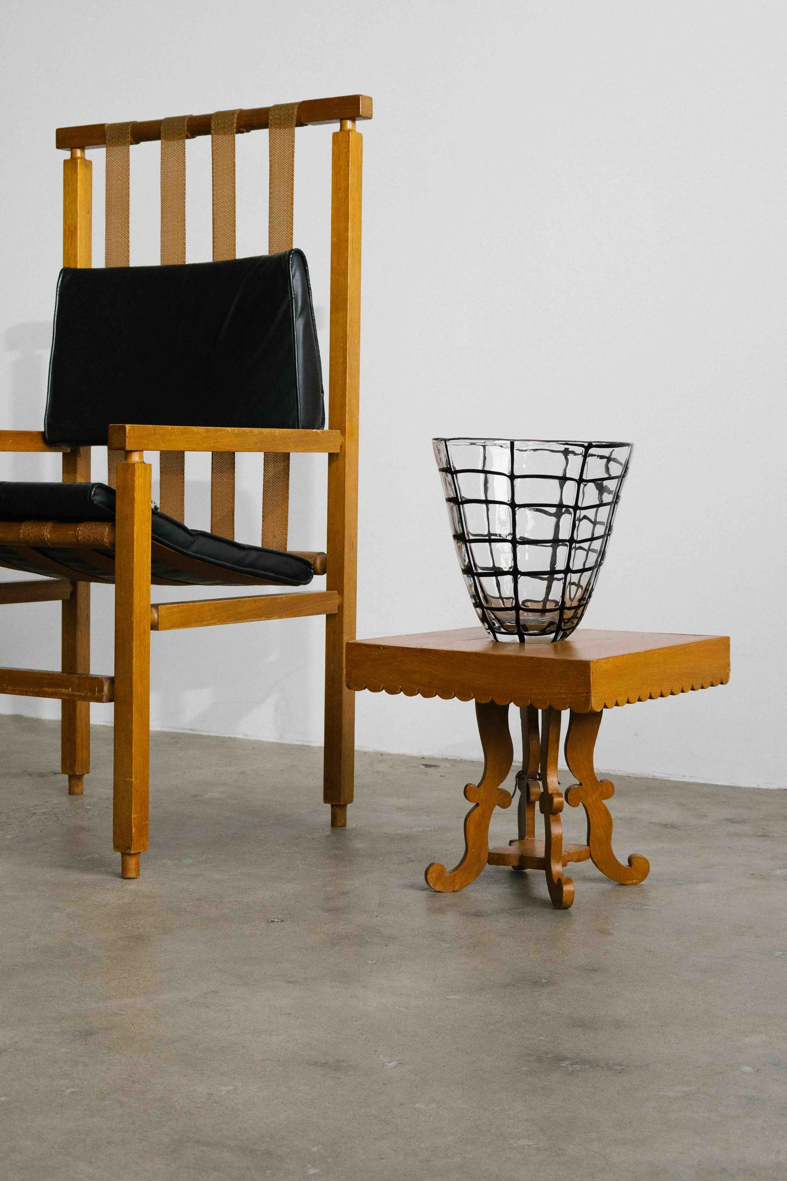 Architect’s Lounge Chair — Canada, c. 1970s pine and leather vintage montreal