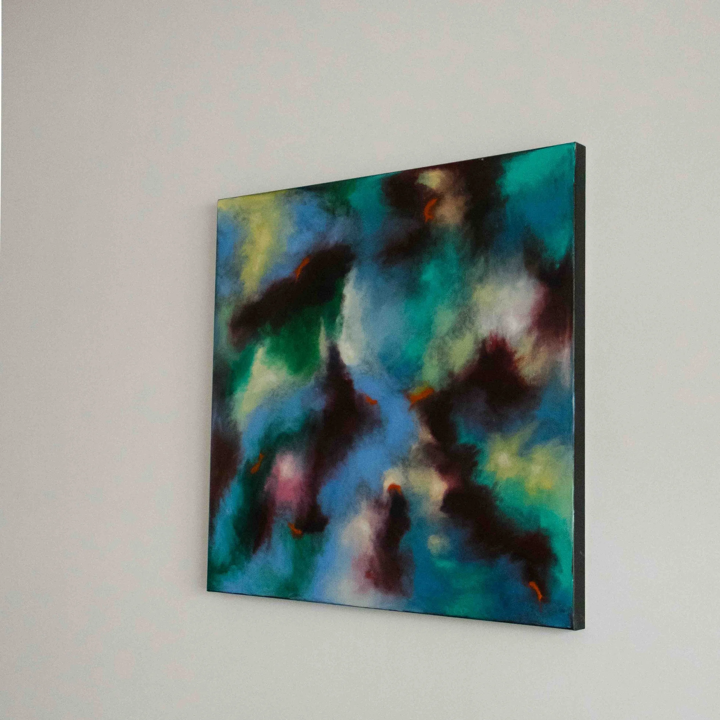 Oil painting on canvas, Canada, late 1970s–1980s.