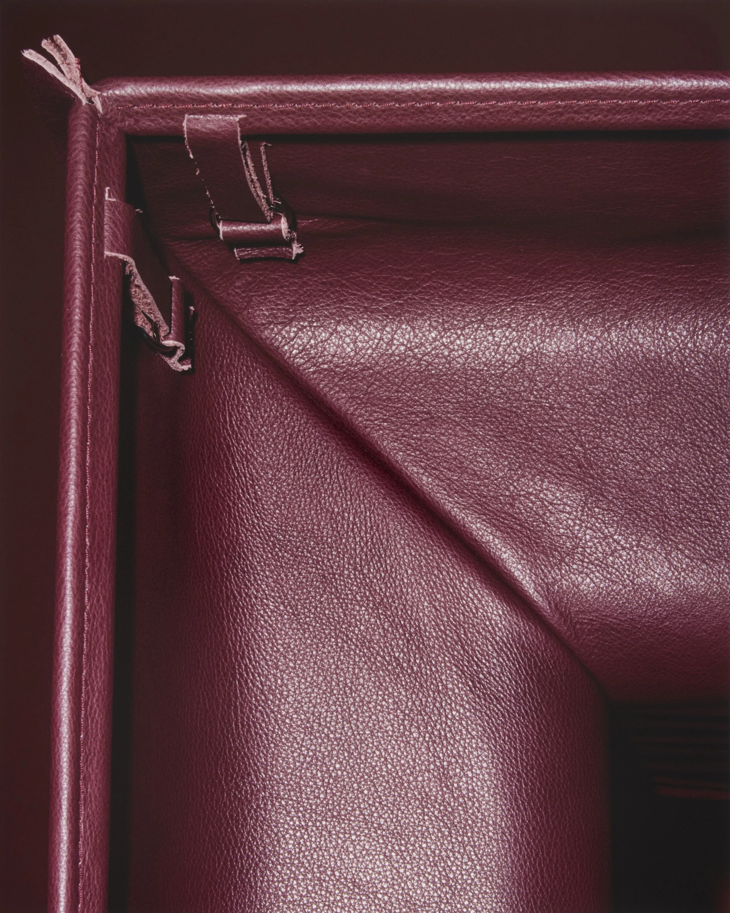 FINN Leather Side Table Designed by Séjour Studio