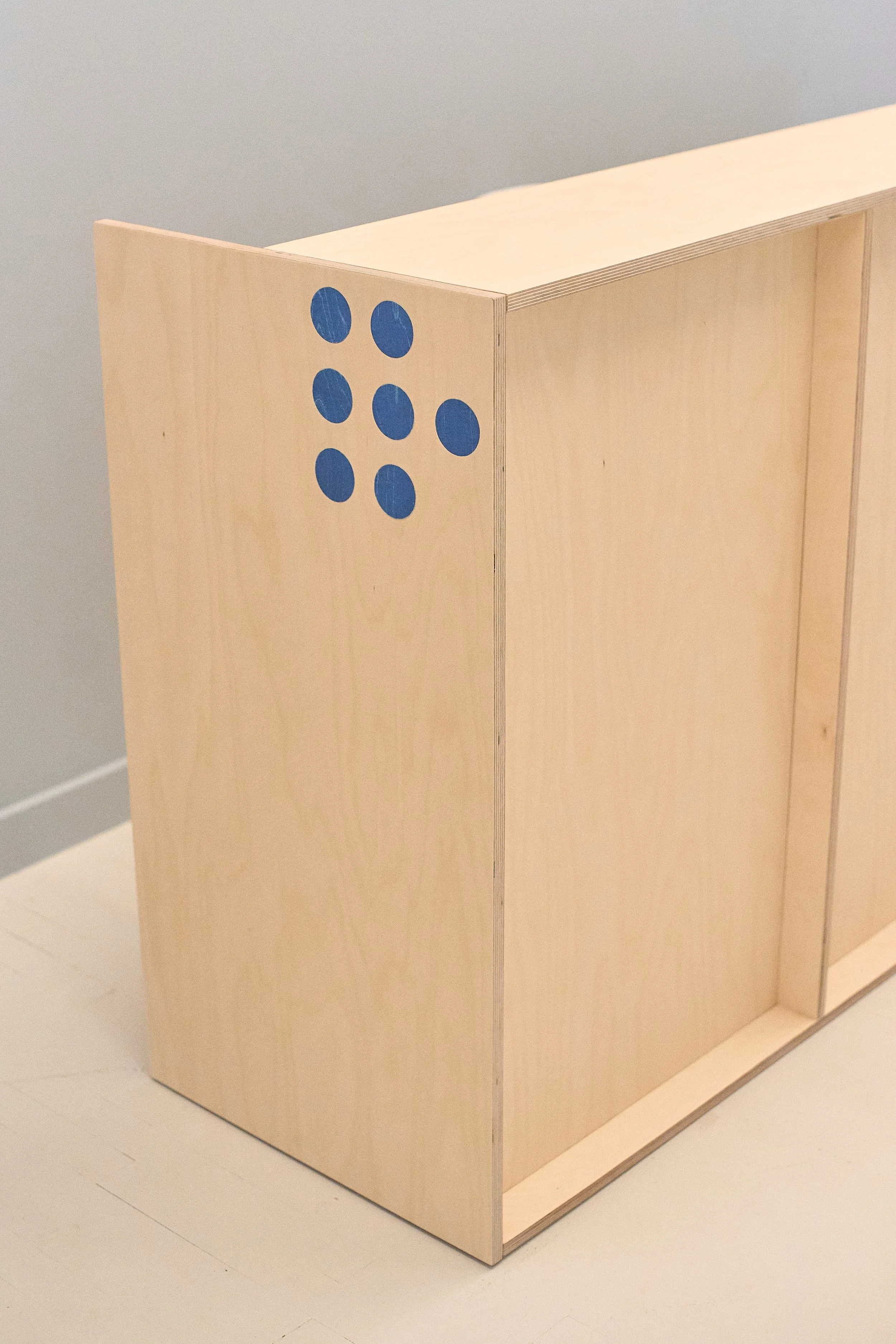 Plywood Reception Desk for MUBI NYC