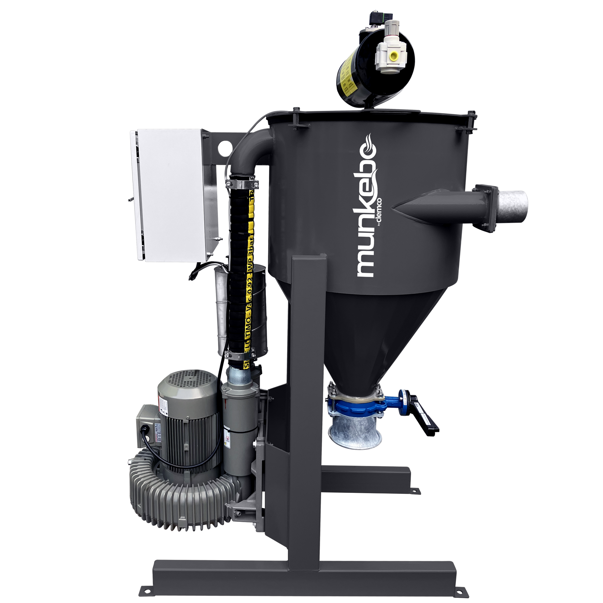 Indexing Blast Cabinet with an Allen-Bradley HMI display screen