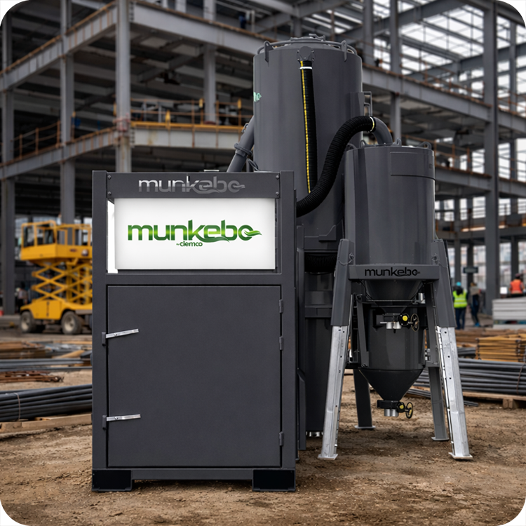 Indexing Blast Cabinet with an Allen-Bradley HMI display screen