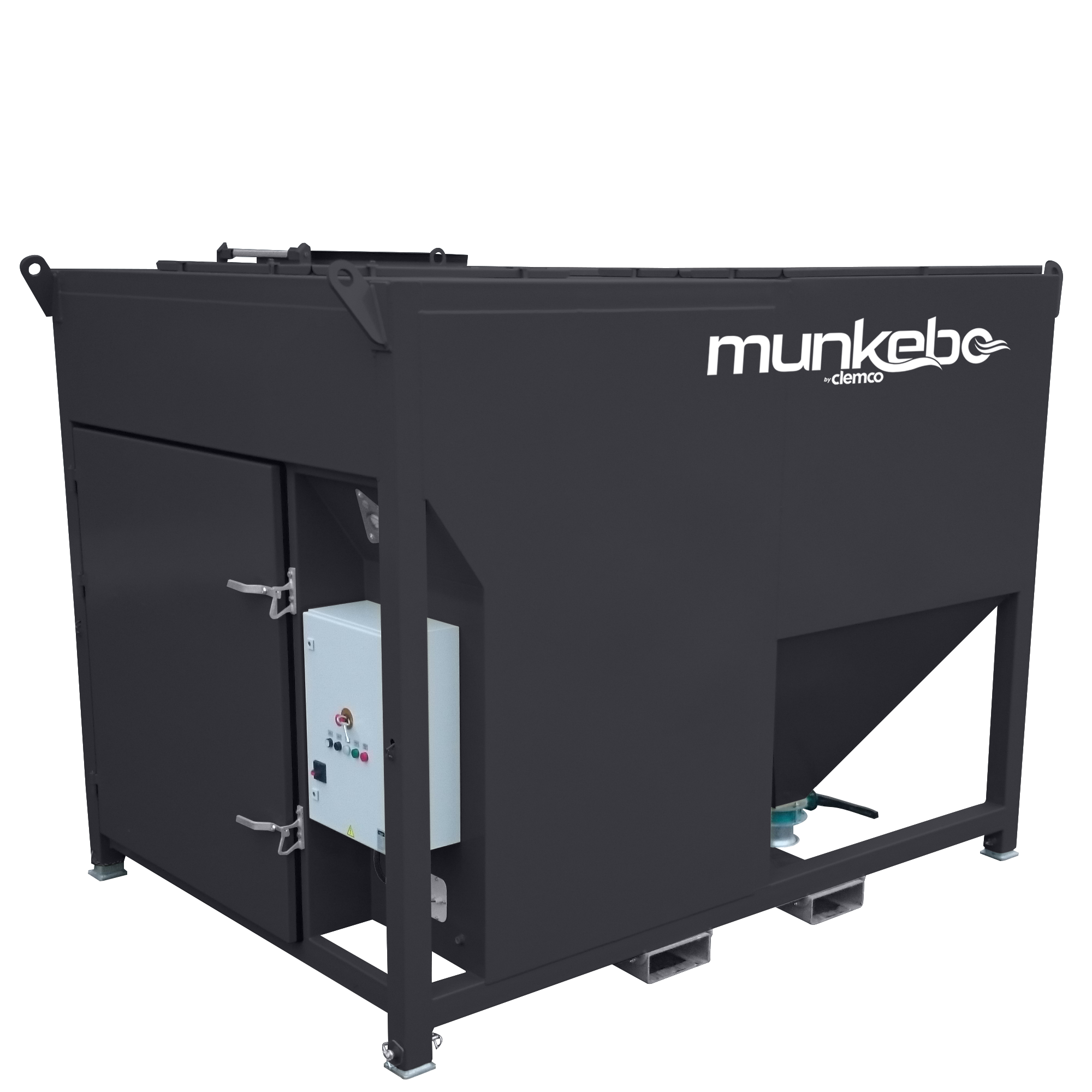 A 6 cubic foot contractor blast machine