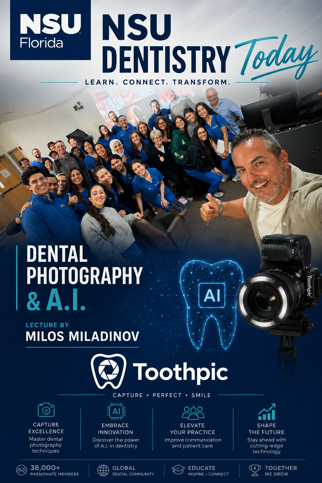 Milos will be speaker at NOVA Dental College in Davie FL