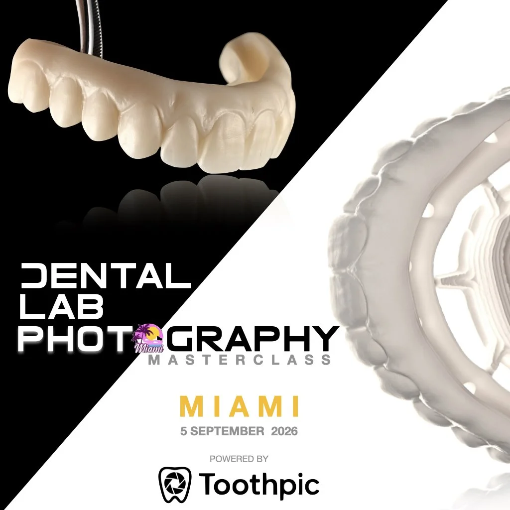 DENTAL LAB PHOTOGRAPHY COURSE   10 OCTOBER 2026