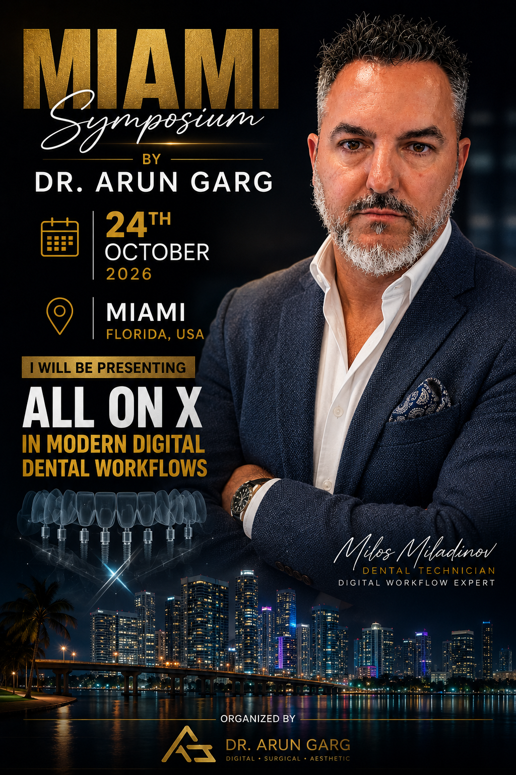 MILOS SPEAKING AT MIAMI SYMPOSIUM