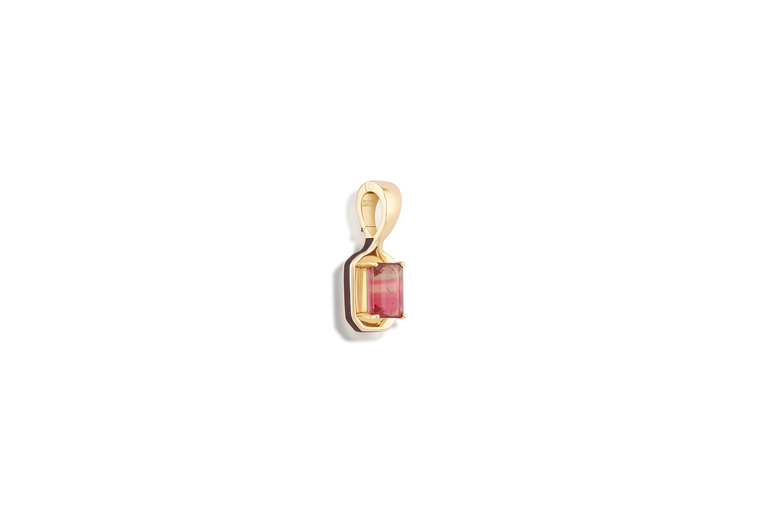 The Bi-Color Tourmaline Pendent