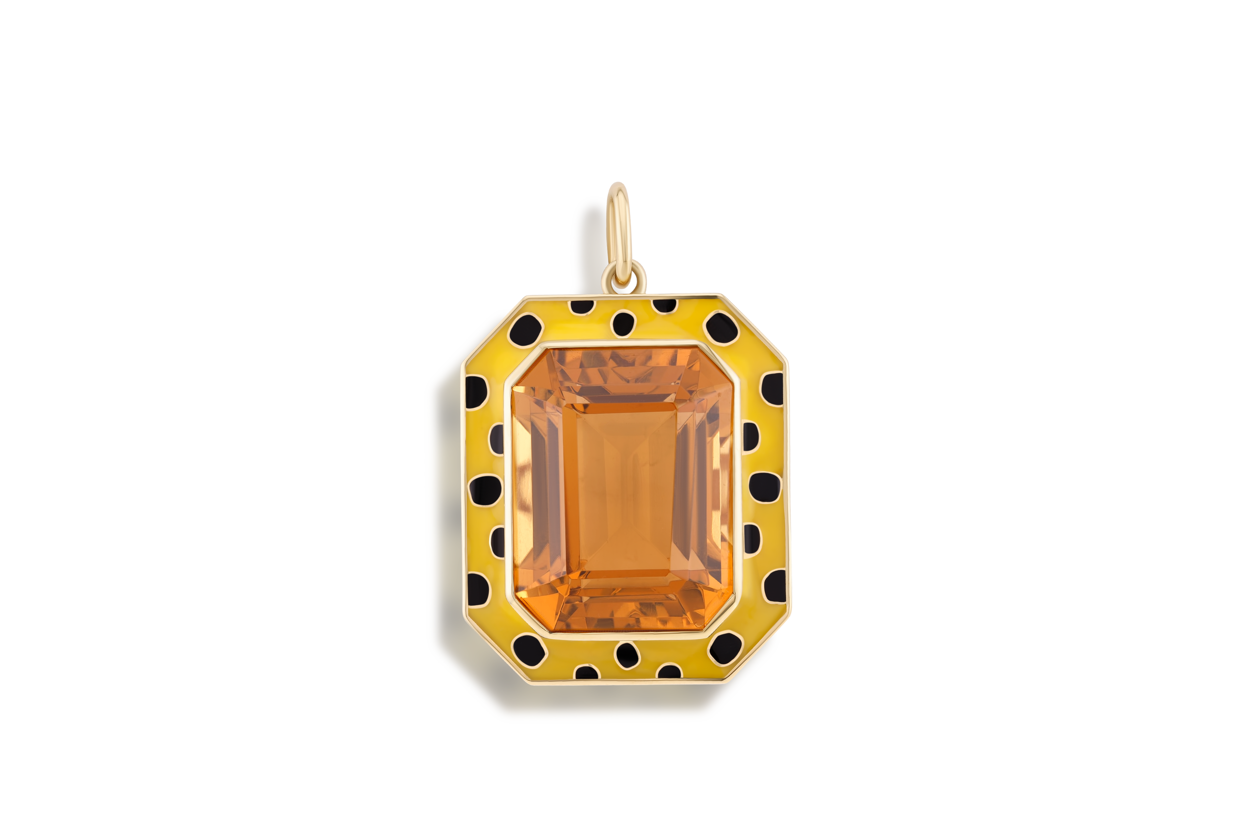 The Citrine Orchid Pendant