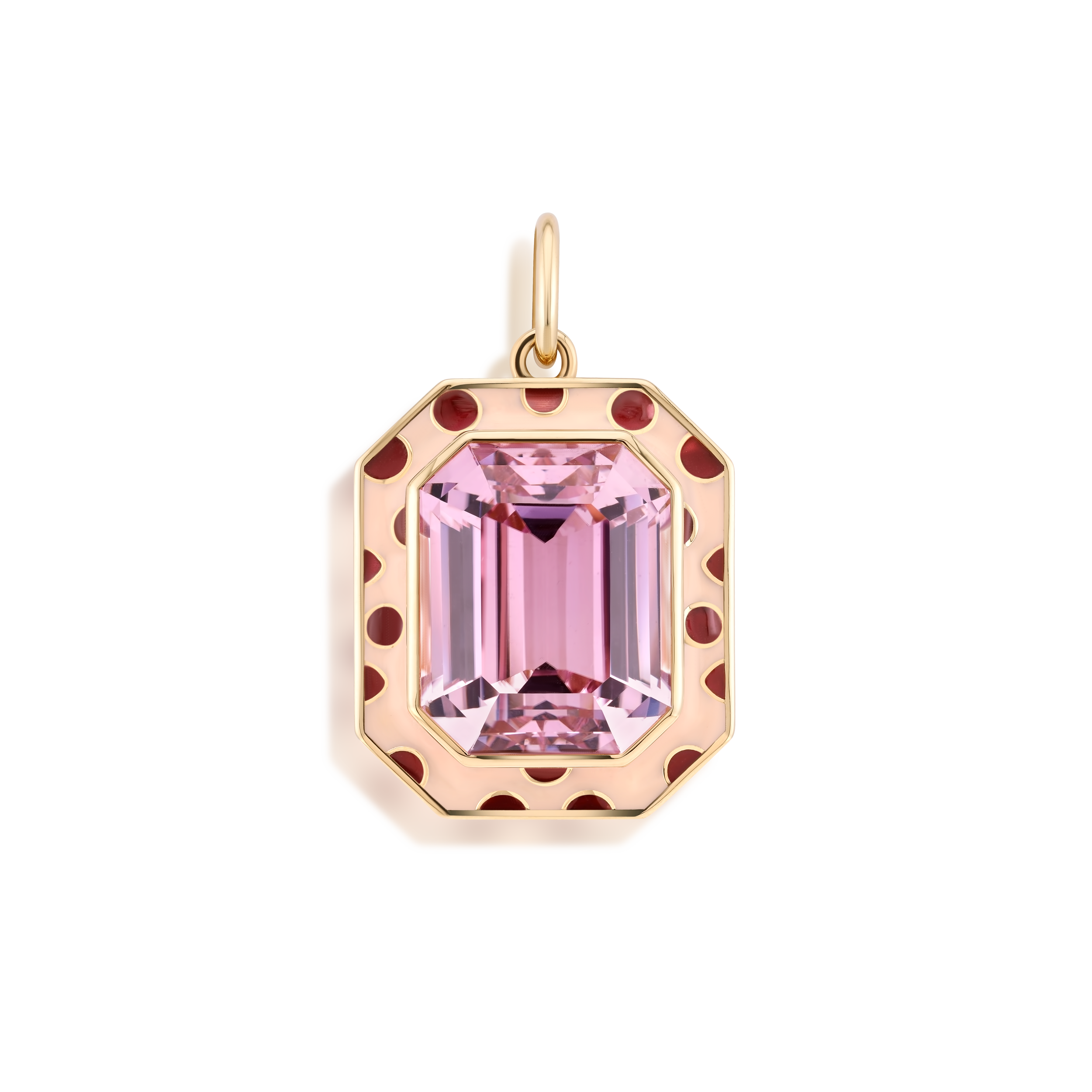 The Kunzite Orchid Pendant