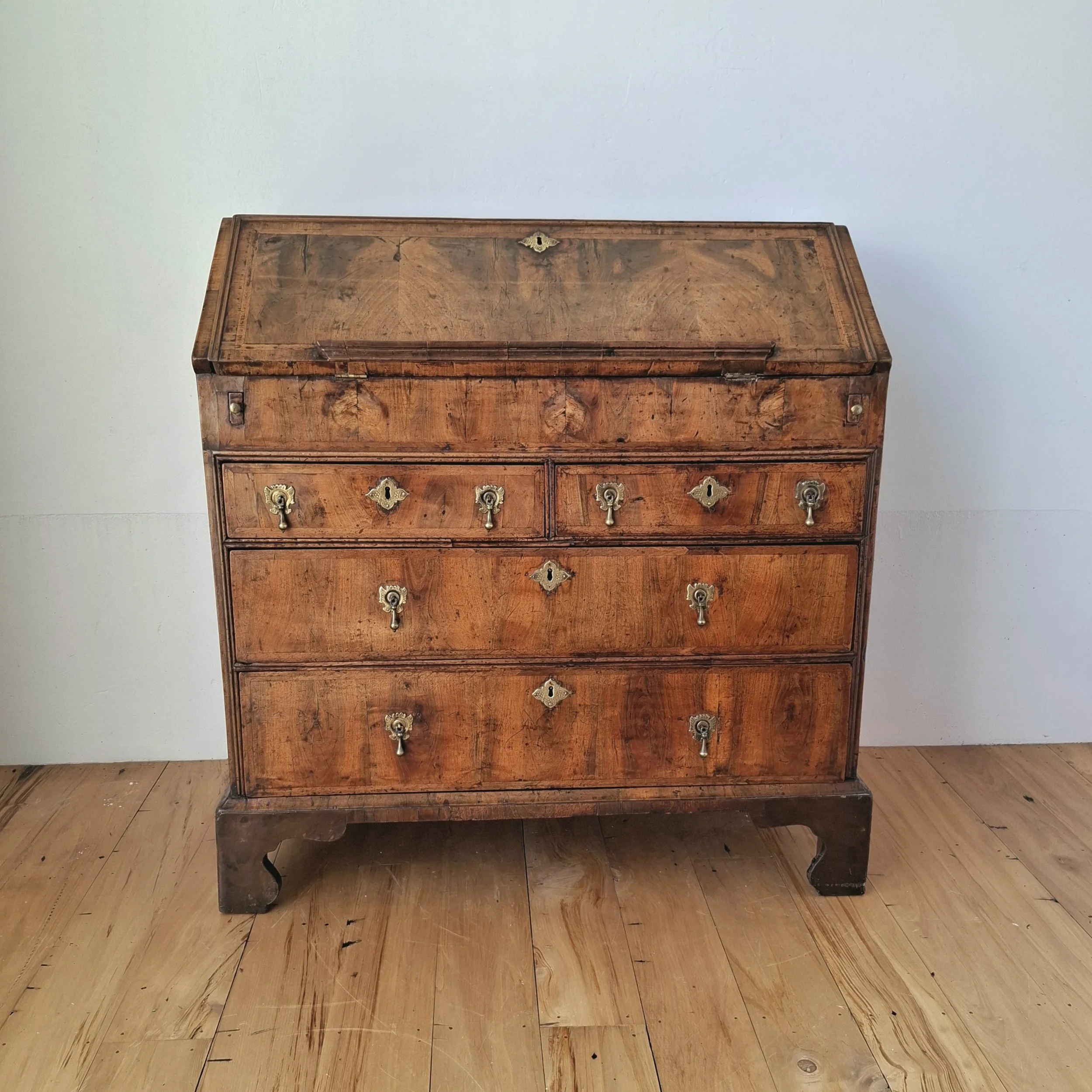 Superb Queen Anne Walnut Bureau