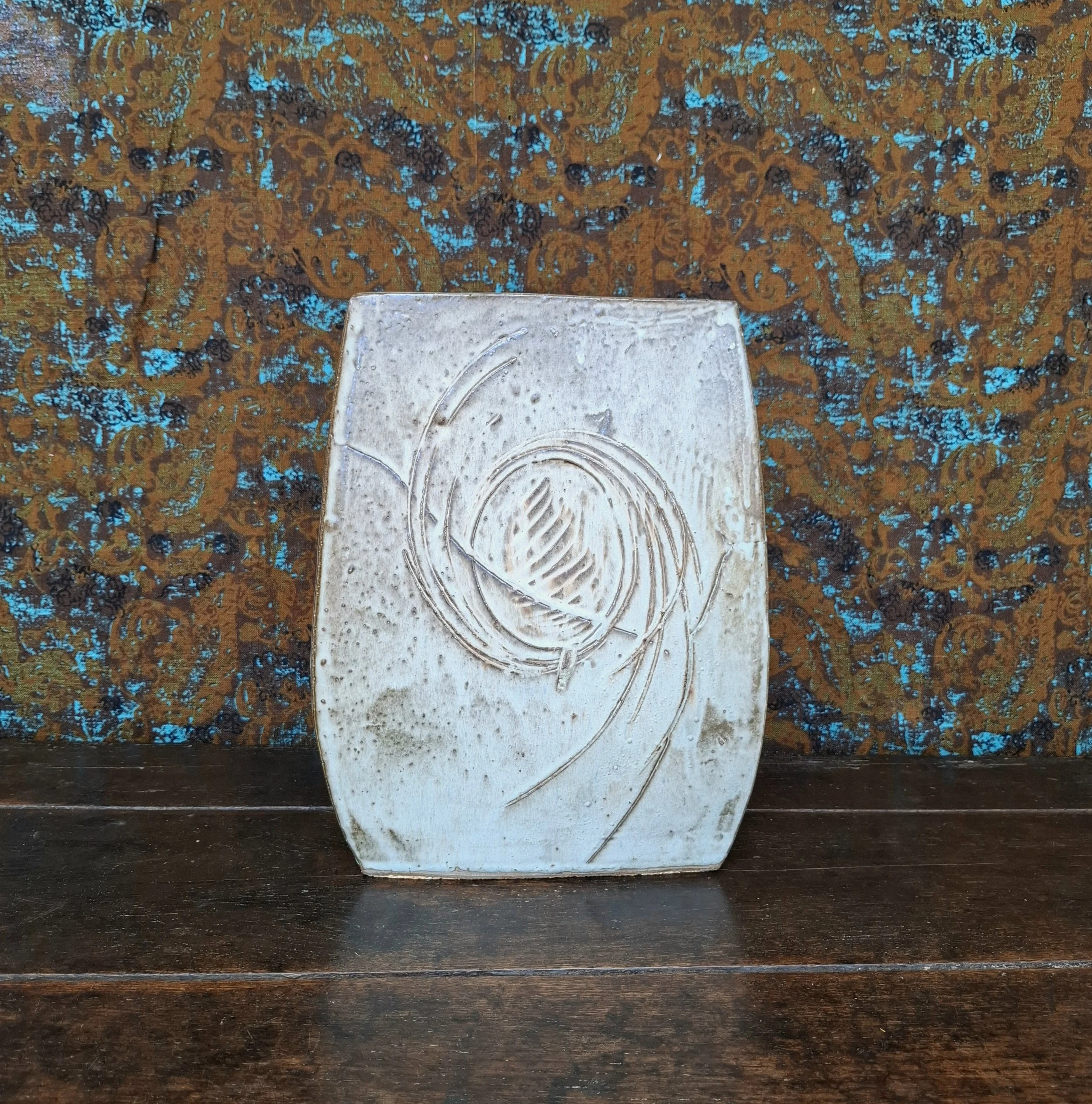 NZ Pottery Slab Built Vase