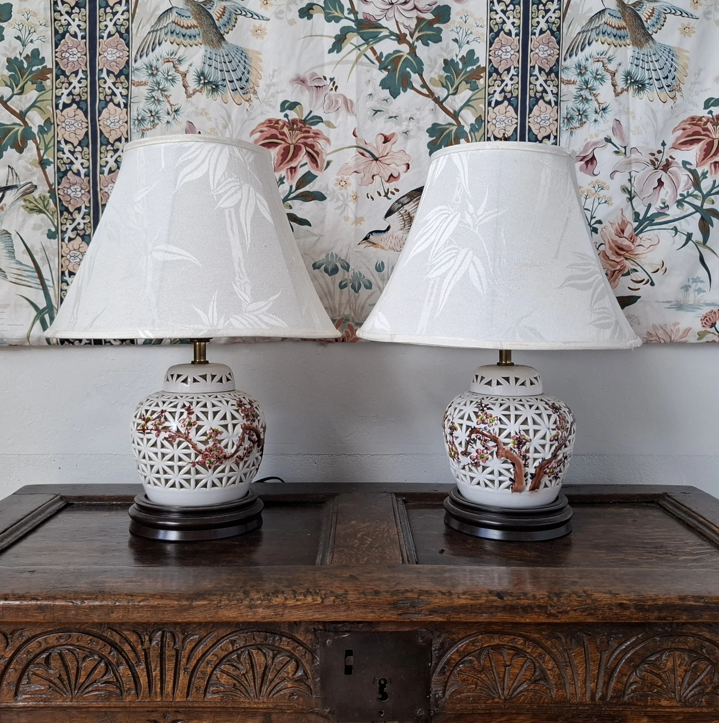 Pair Vintage Lamps