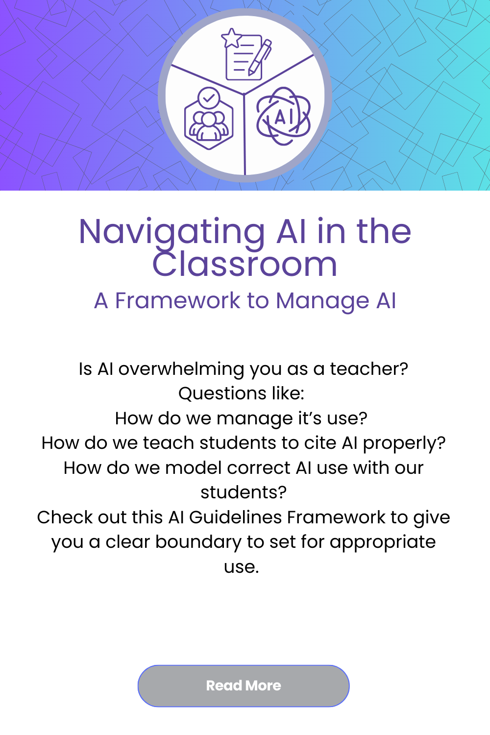Navigating AI in the Classroom
