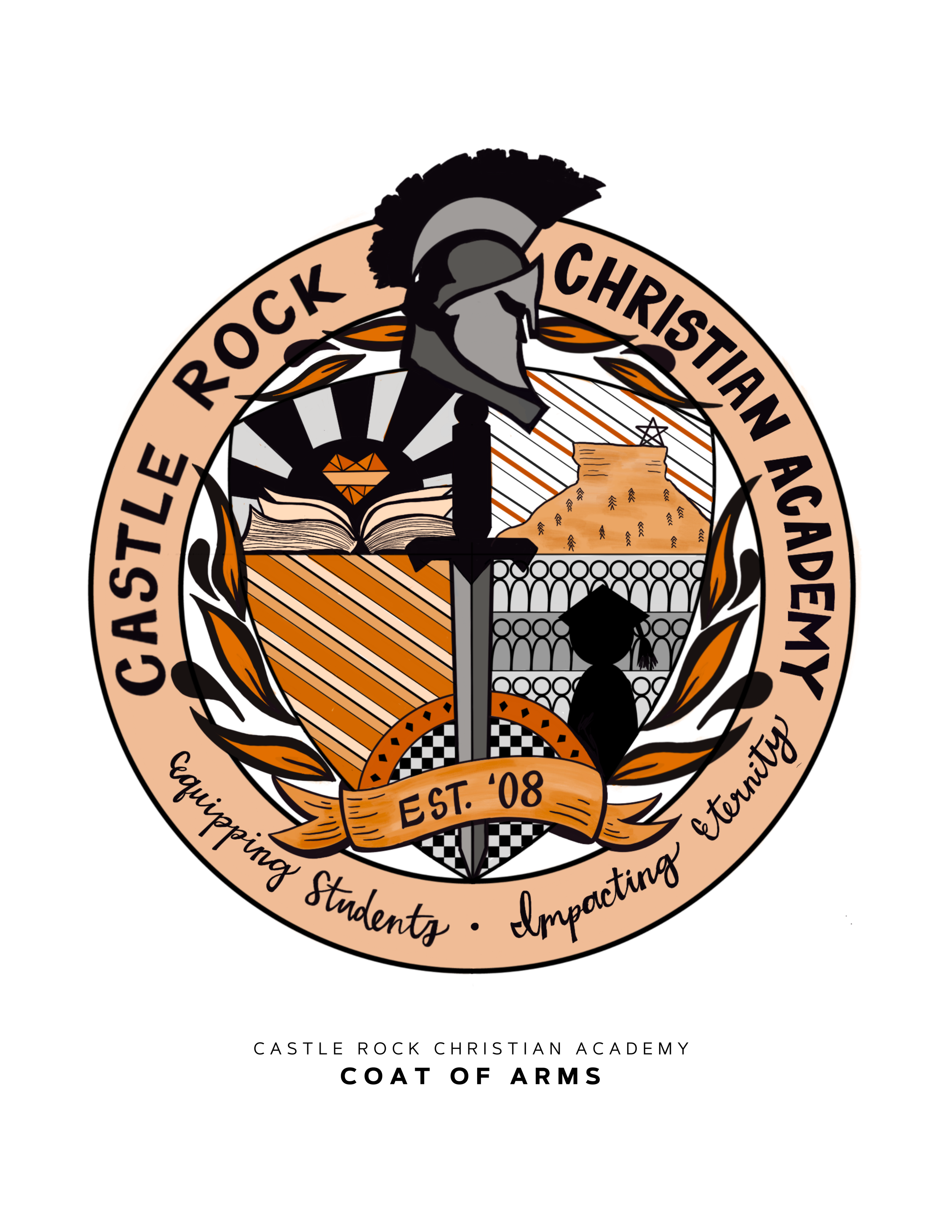 CRCA Hand drawn coat of arms