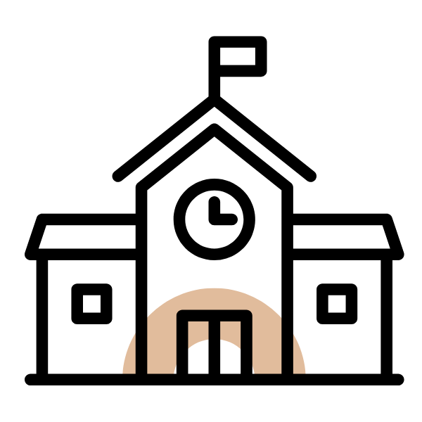 school icon for tour