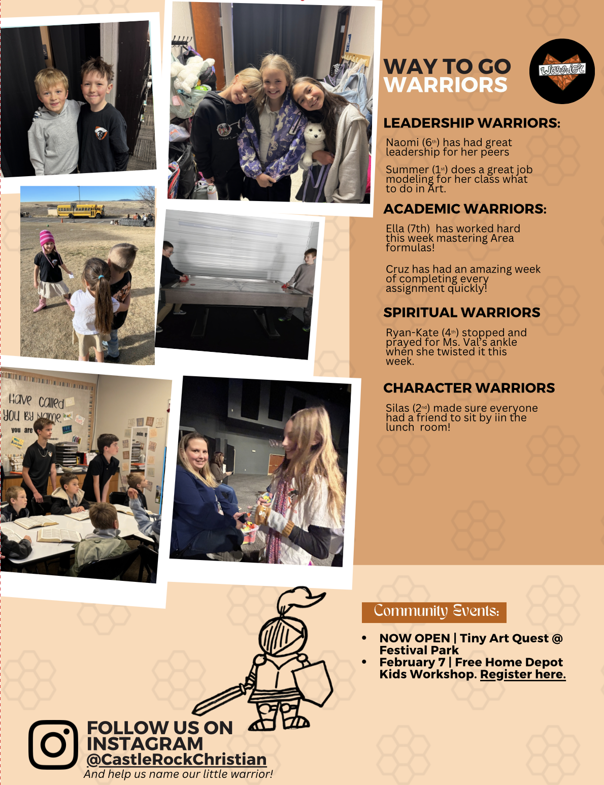 Weekly Warrior Newsletter Preview - Jan 9