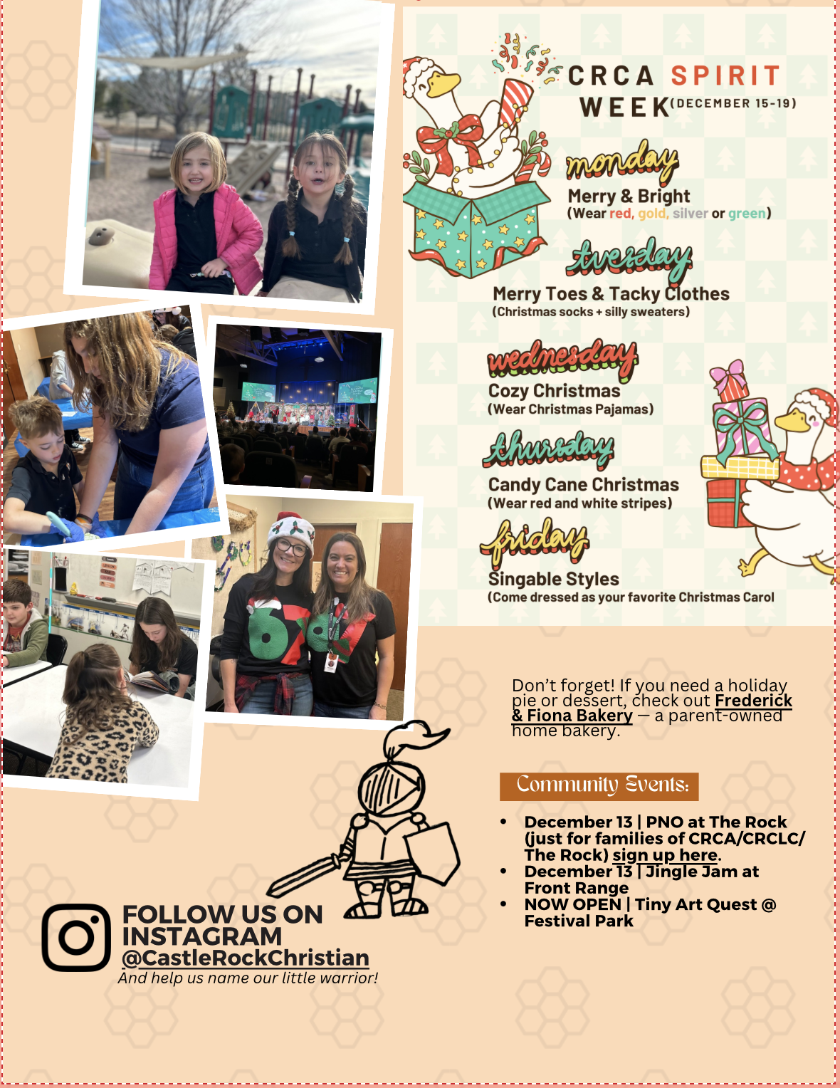 Weekly Warrior Newsletter Preview - Dec 12