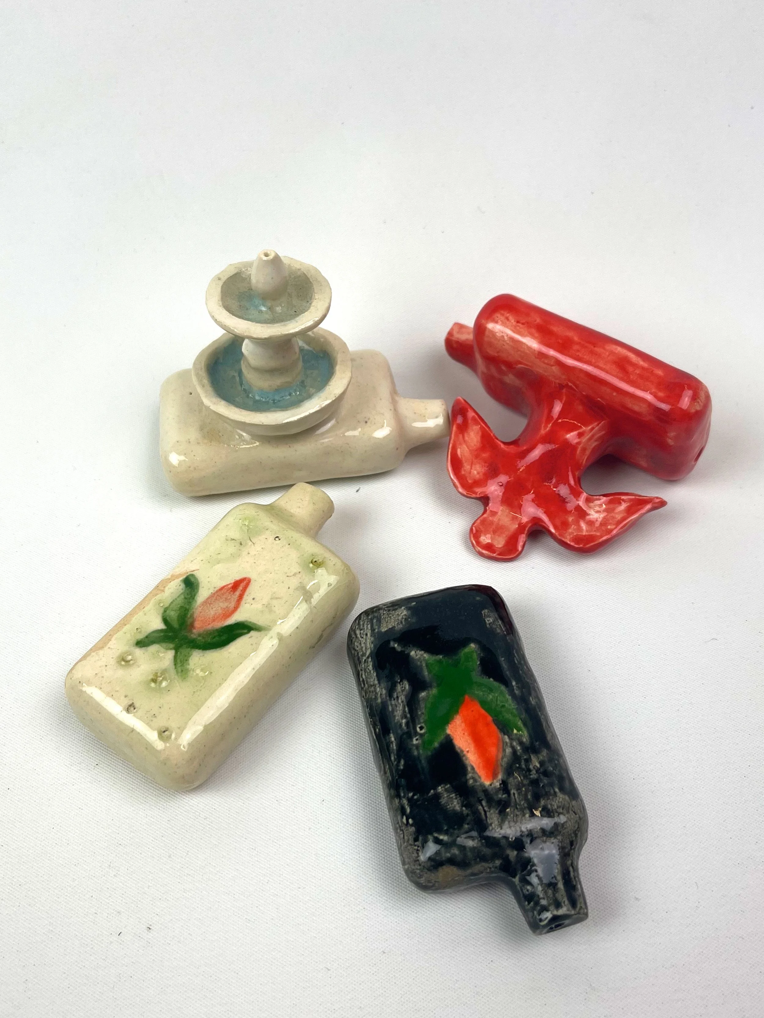 Ceramic Vapes (2-Part Cast from My Last Elf Bar). 2023