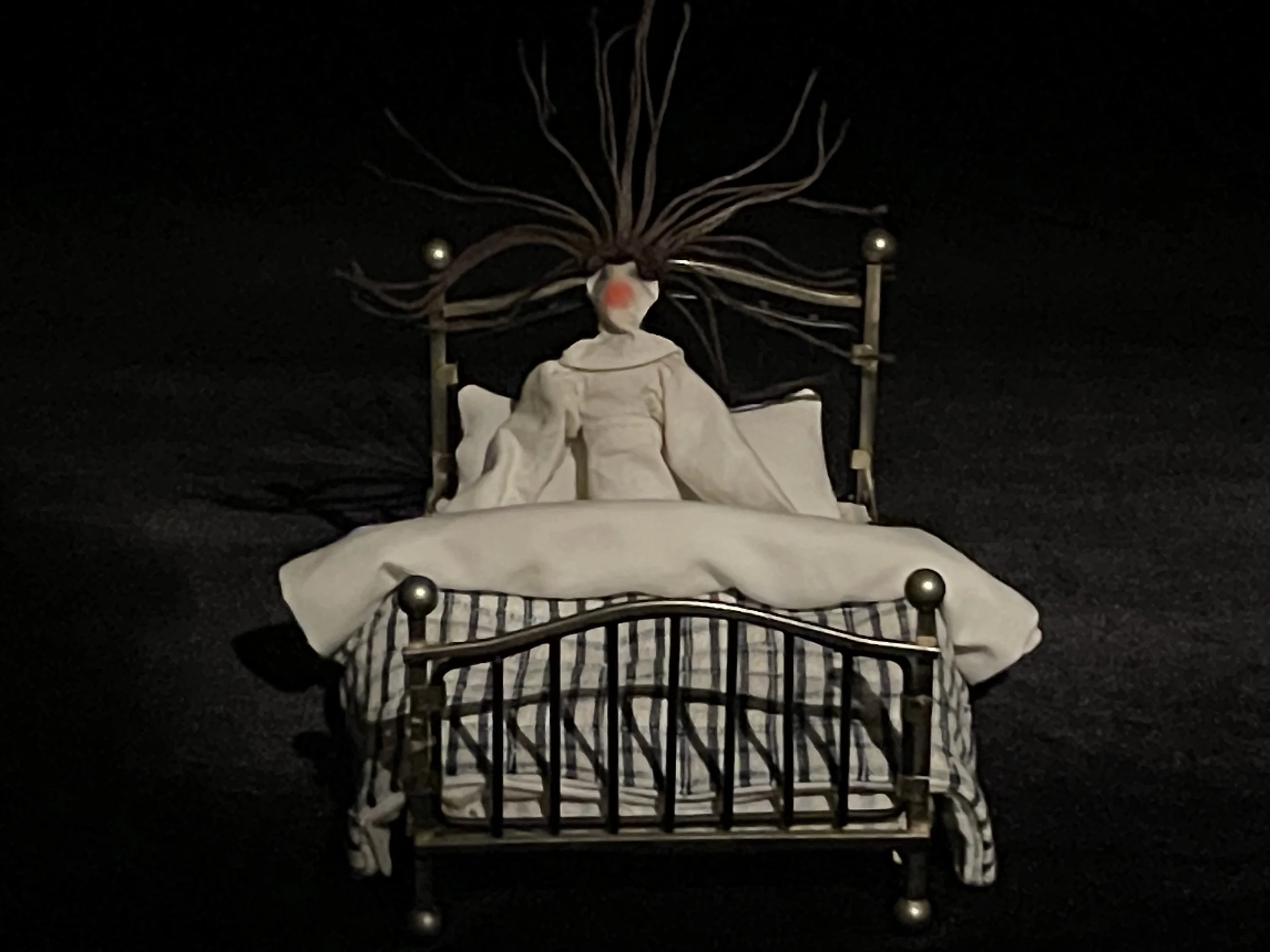 Fabric, Wire, Acrylic Paint, Epoxy, Foam, Poly-fil, Found Object, Cotton Fiber, Starch. 2023